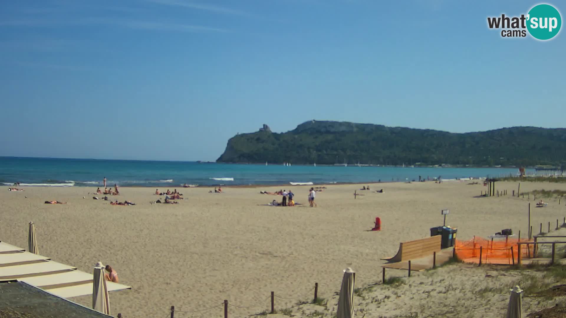 Poetto beach webcam | Cagliari | Sardinia
