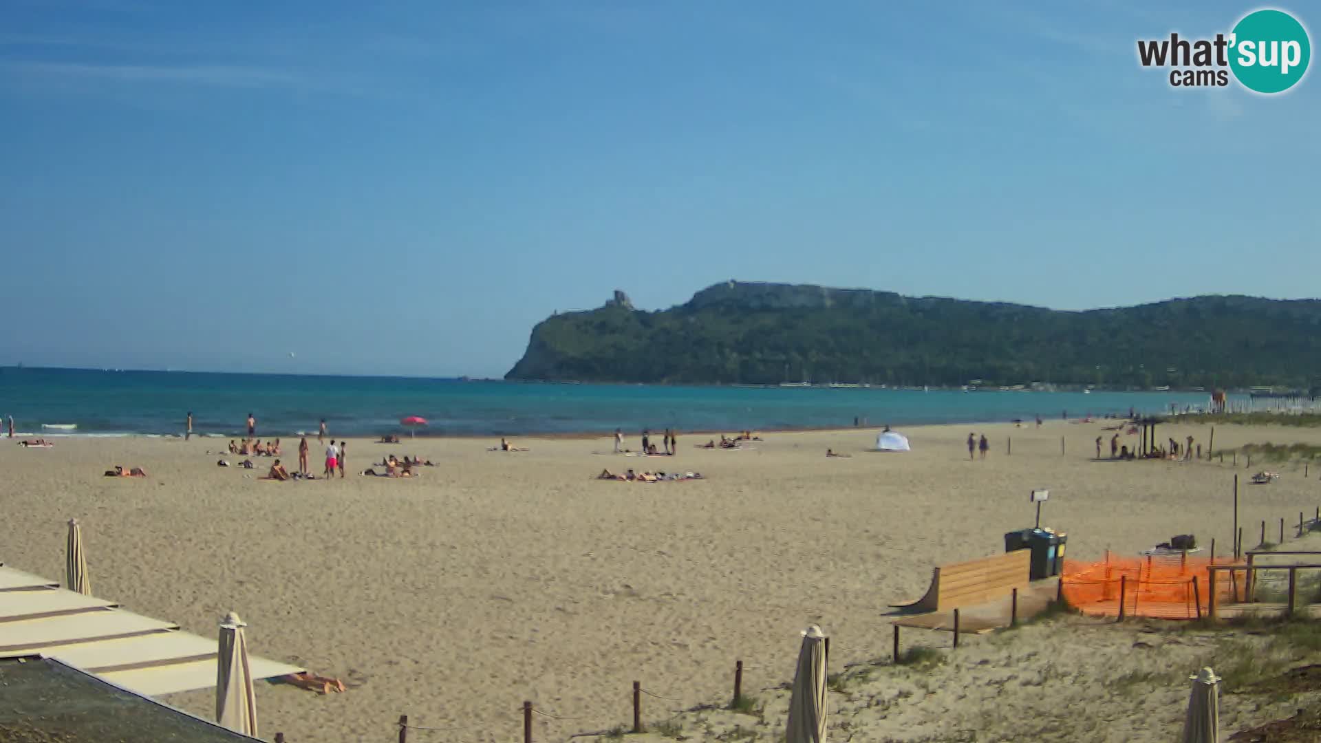 Poetto beach webcam | Cagliari | Sardinia