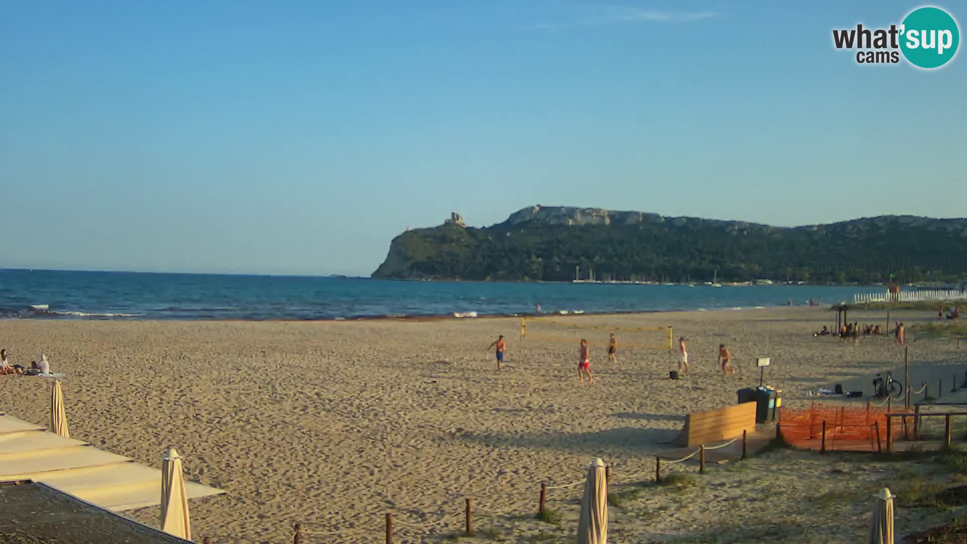 Webcam plage de Poetto | Cagliari | Sardaigne