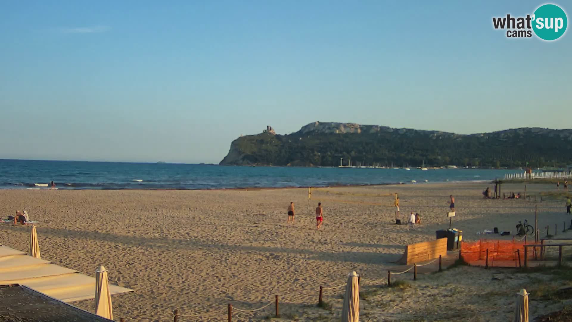 Poetto beach webcam | Cagliari | Sardinija