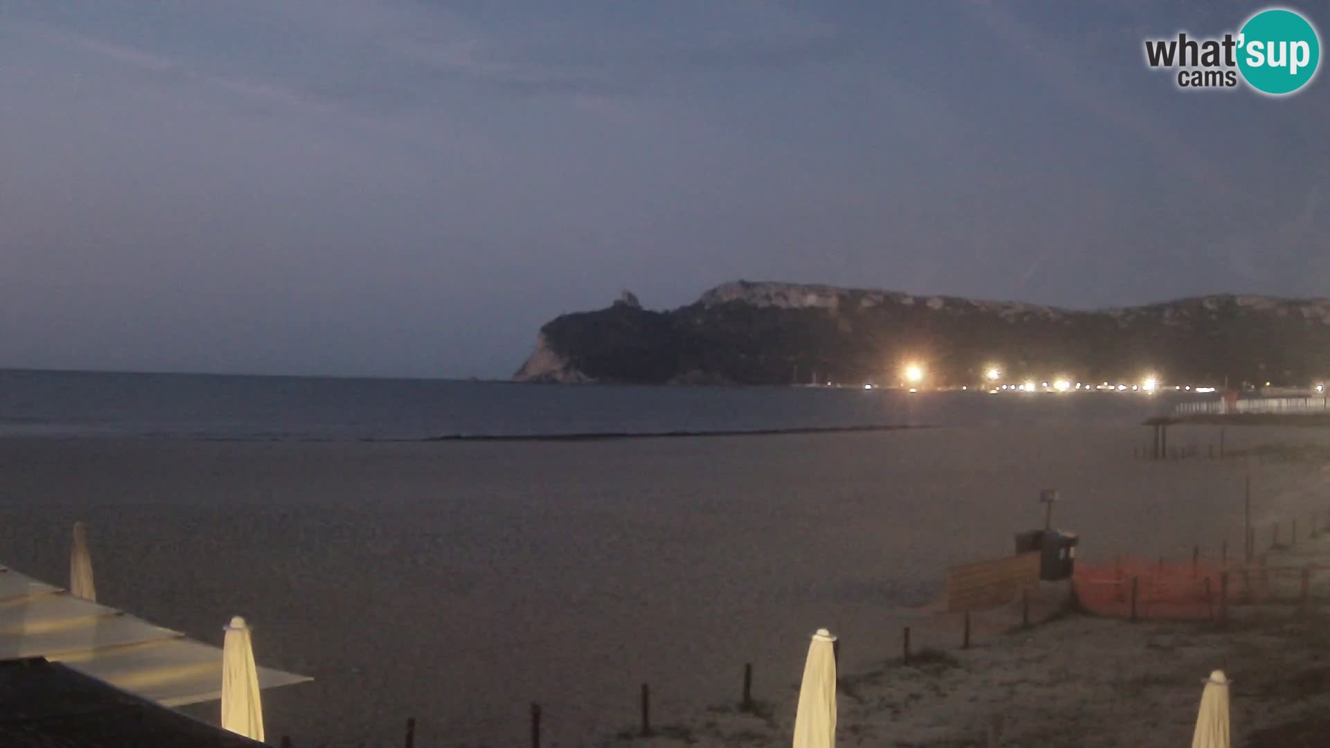 Poetto beach webcam | Cagliari | Sardinija