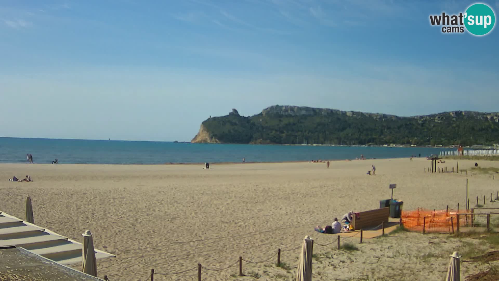 Poetto beach webcam | Cagliari | Sardinia