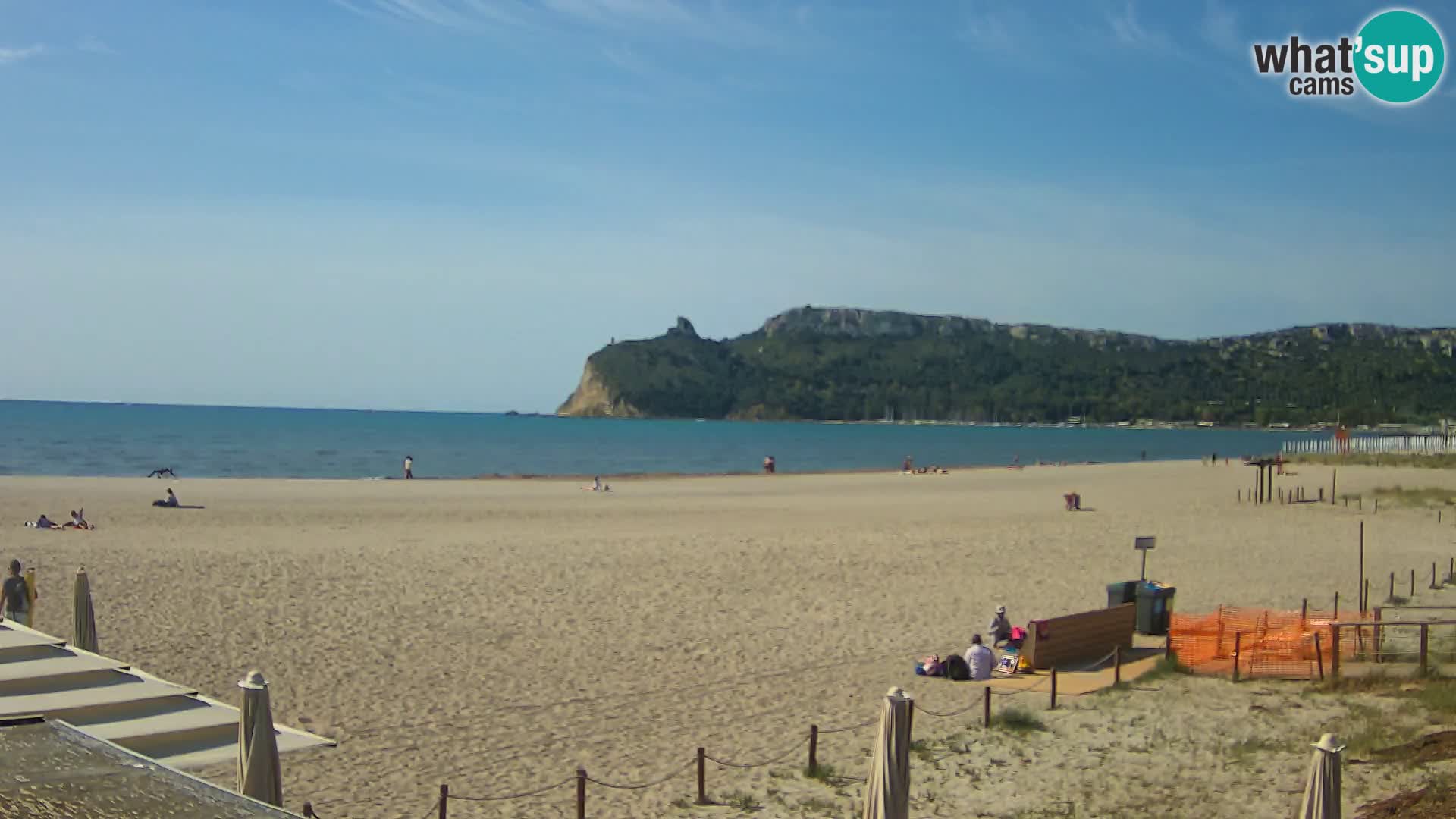 Poetto beach webcam | Cagliari | Sardinija