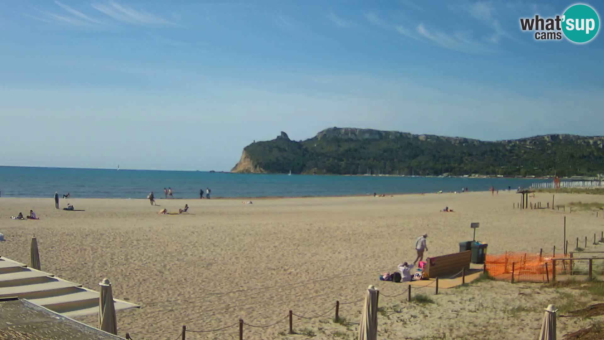 Poetto beach webcam | Cagliari | Sardinija