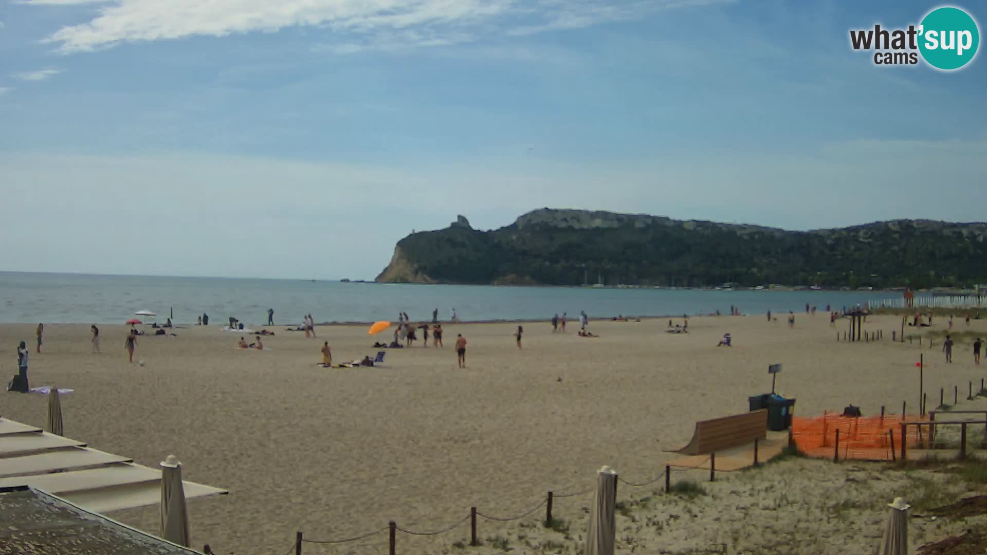 Poetto beach webcam | Cagliari | Sardinija