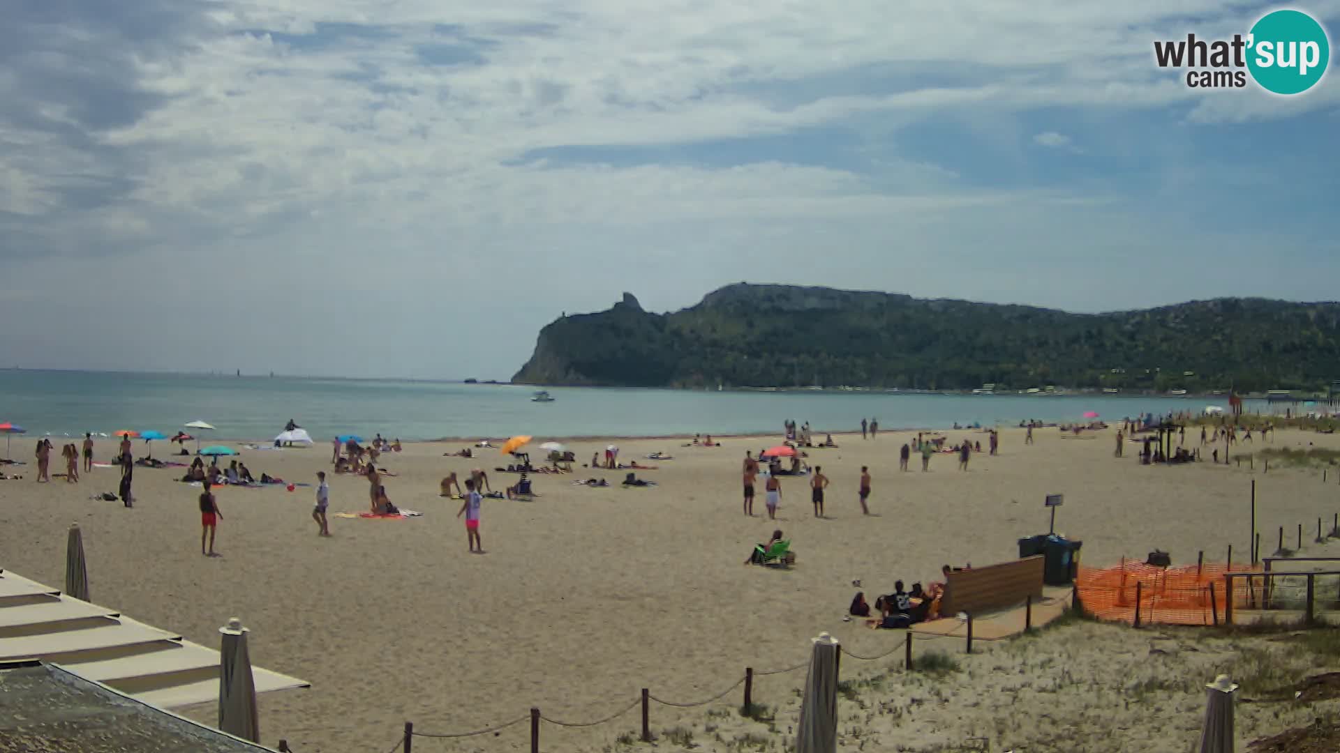 Poetto Strand Webcam | Cagliari | Sardinien