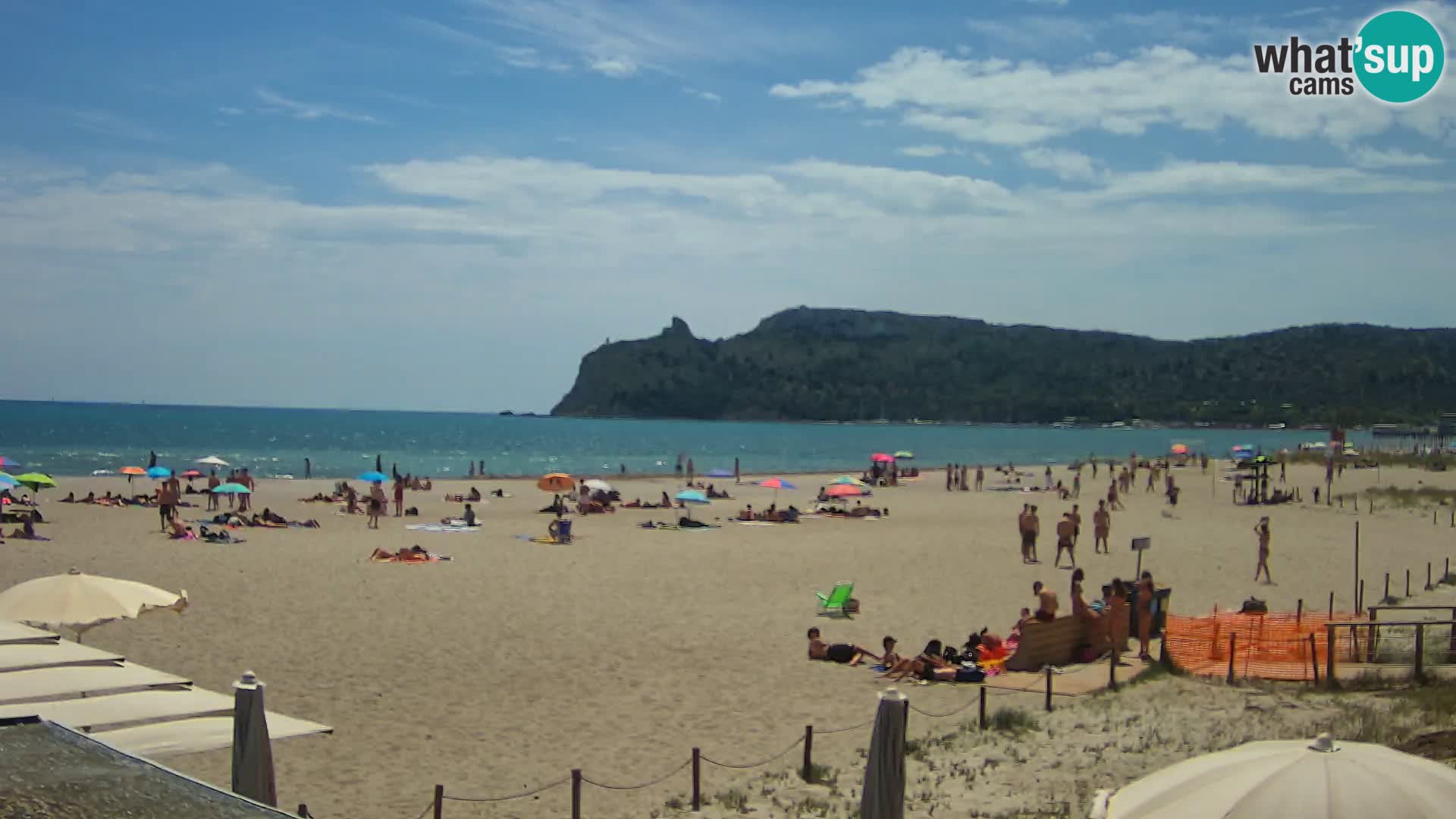 Poetto beach webcam | Cagliari | Sardinija