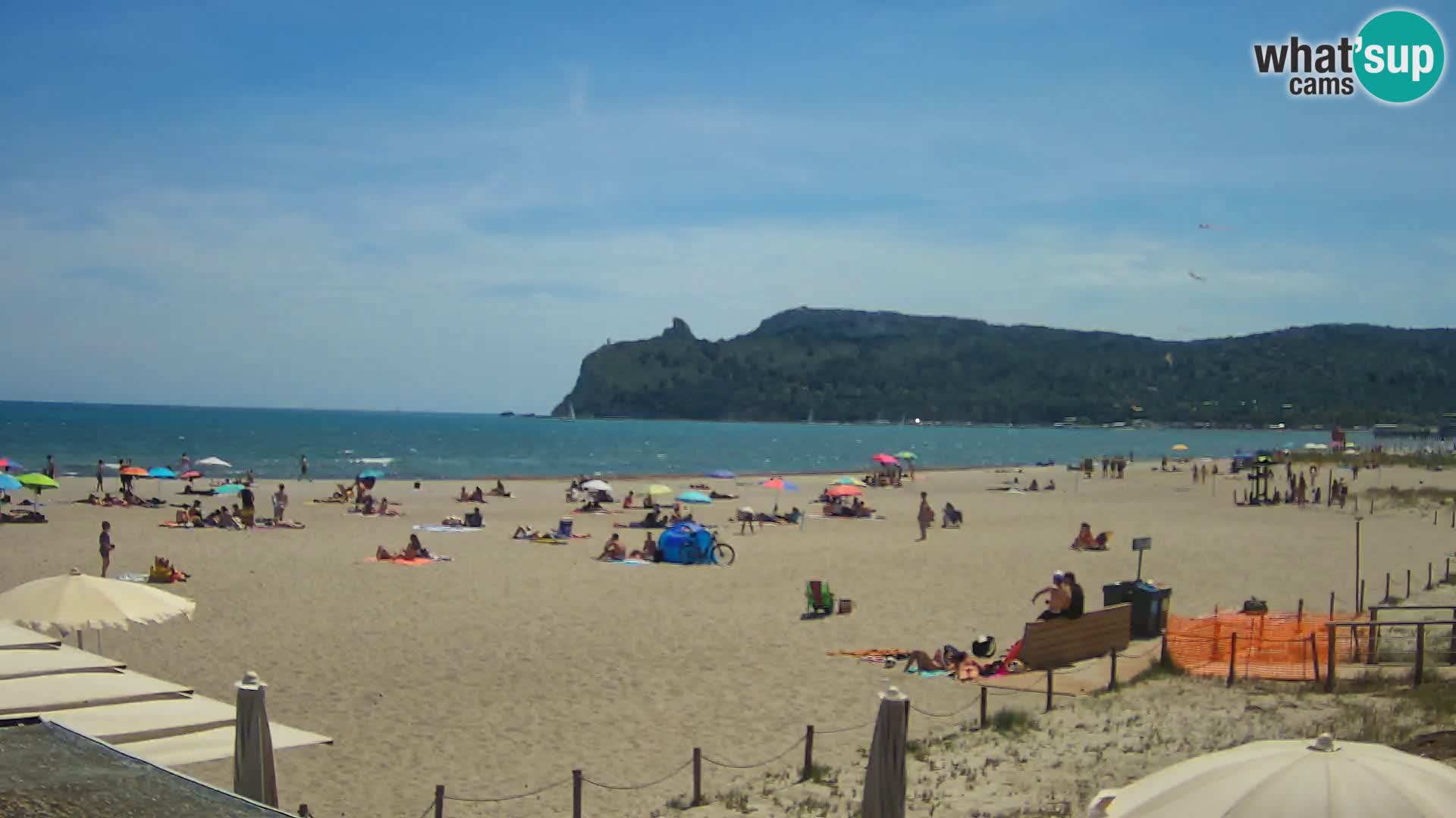 Poetto beach webcam | Cagliari | Sardinija