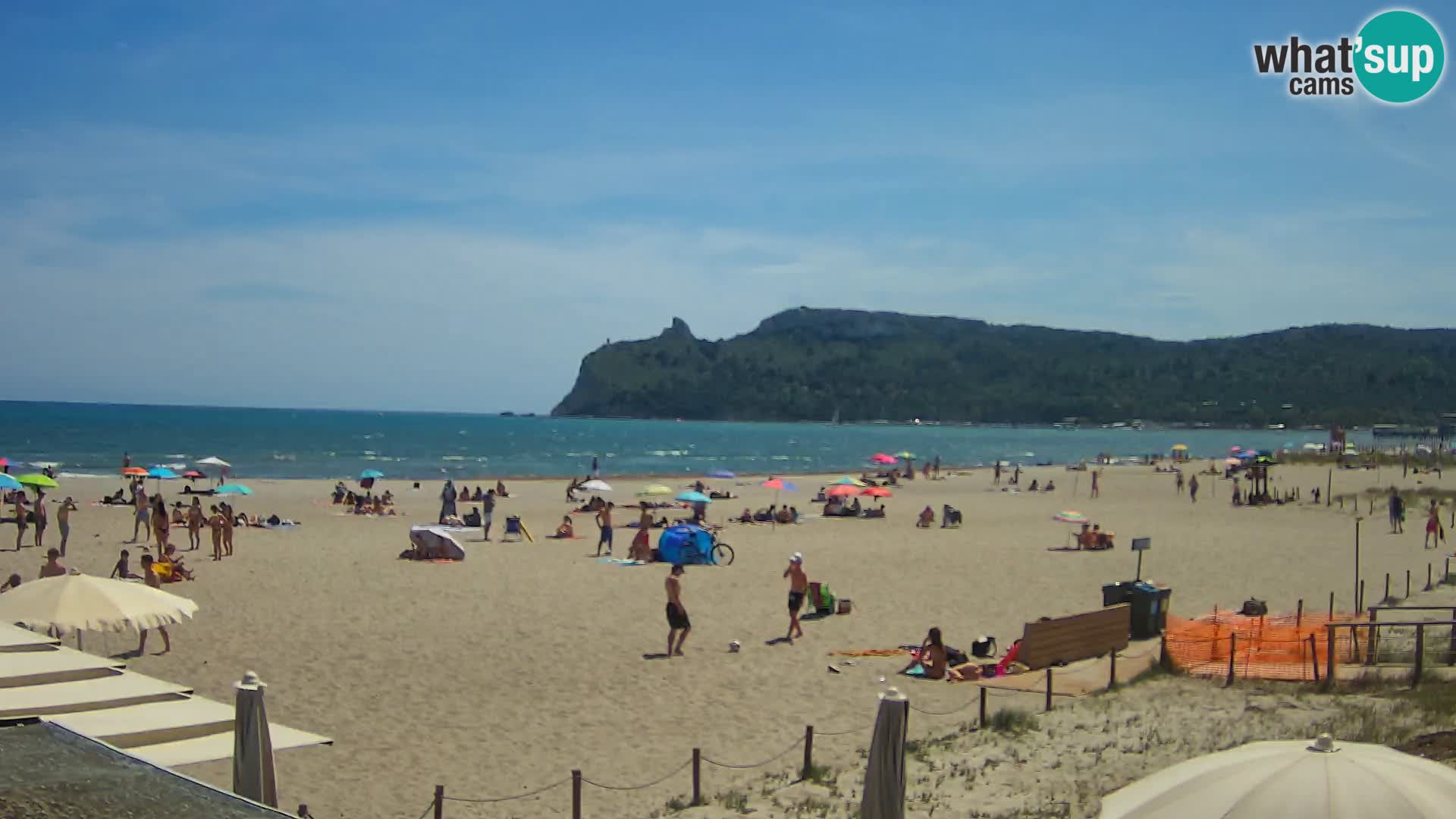 Poetto beach webcam | Cagliari | Sardinija