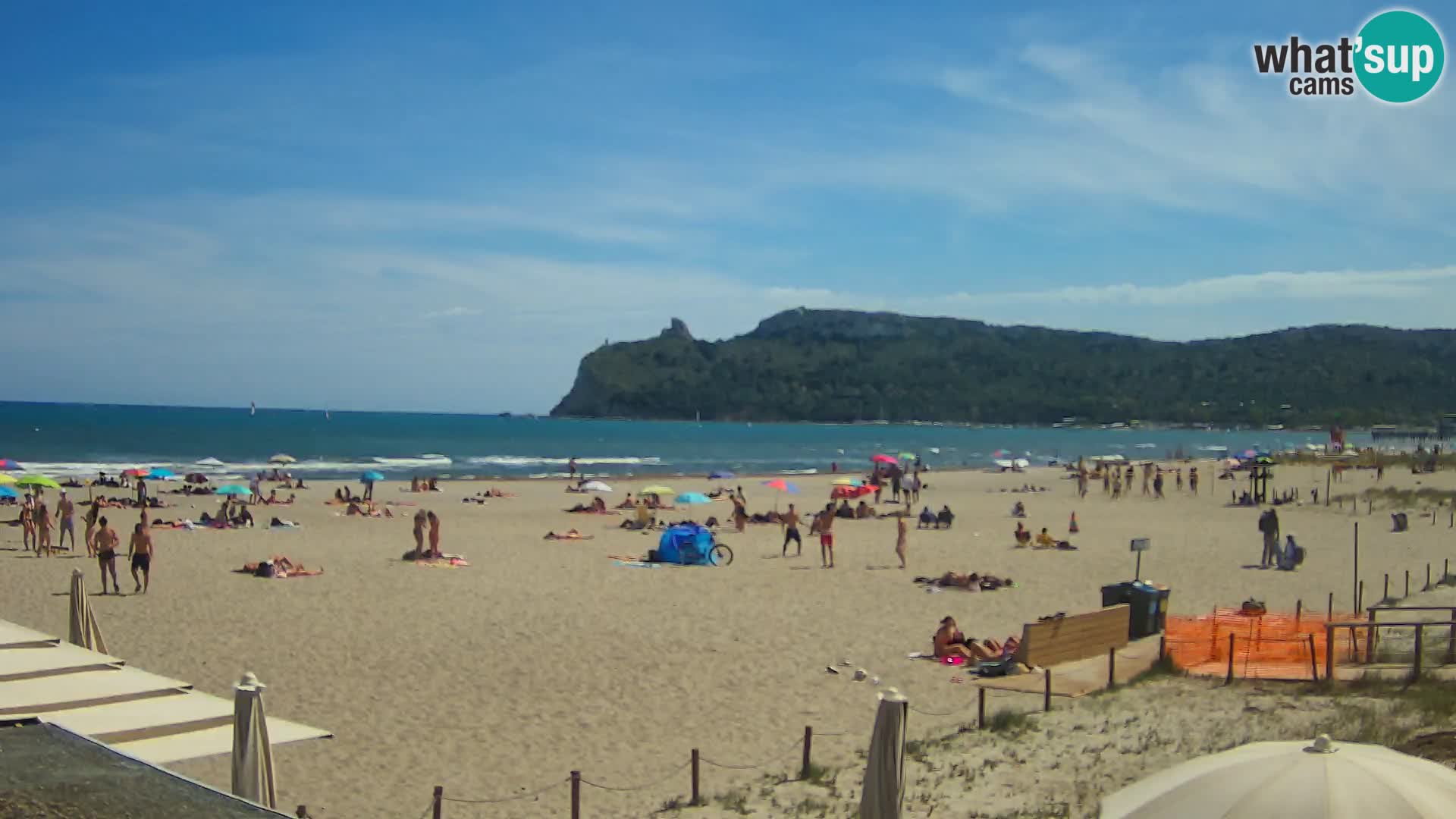 Poetto beach webcam | Cagliari | Sardinija