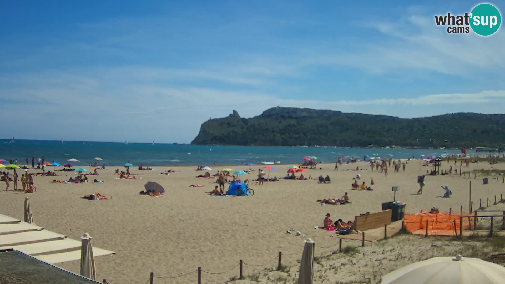 Poetto beach webcam | Cagliari | Sardinia