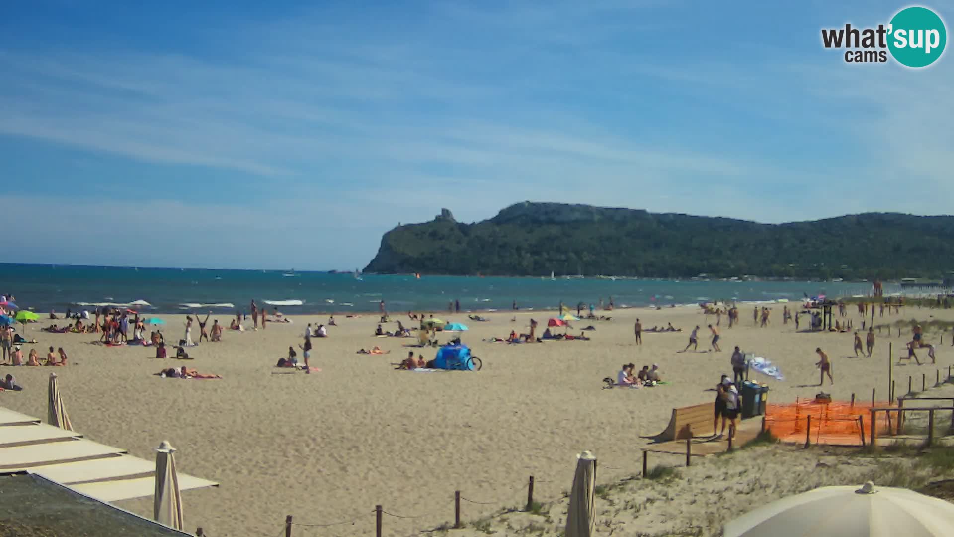 Poetto beach webcam | Cagliari | Sardinia