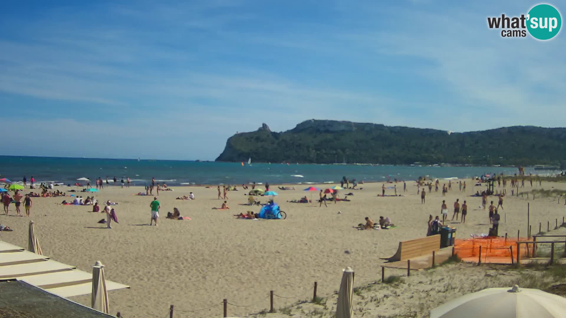 Webcam plage de Poetto | Cagliari | Sardaigne