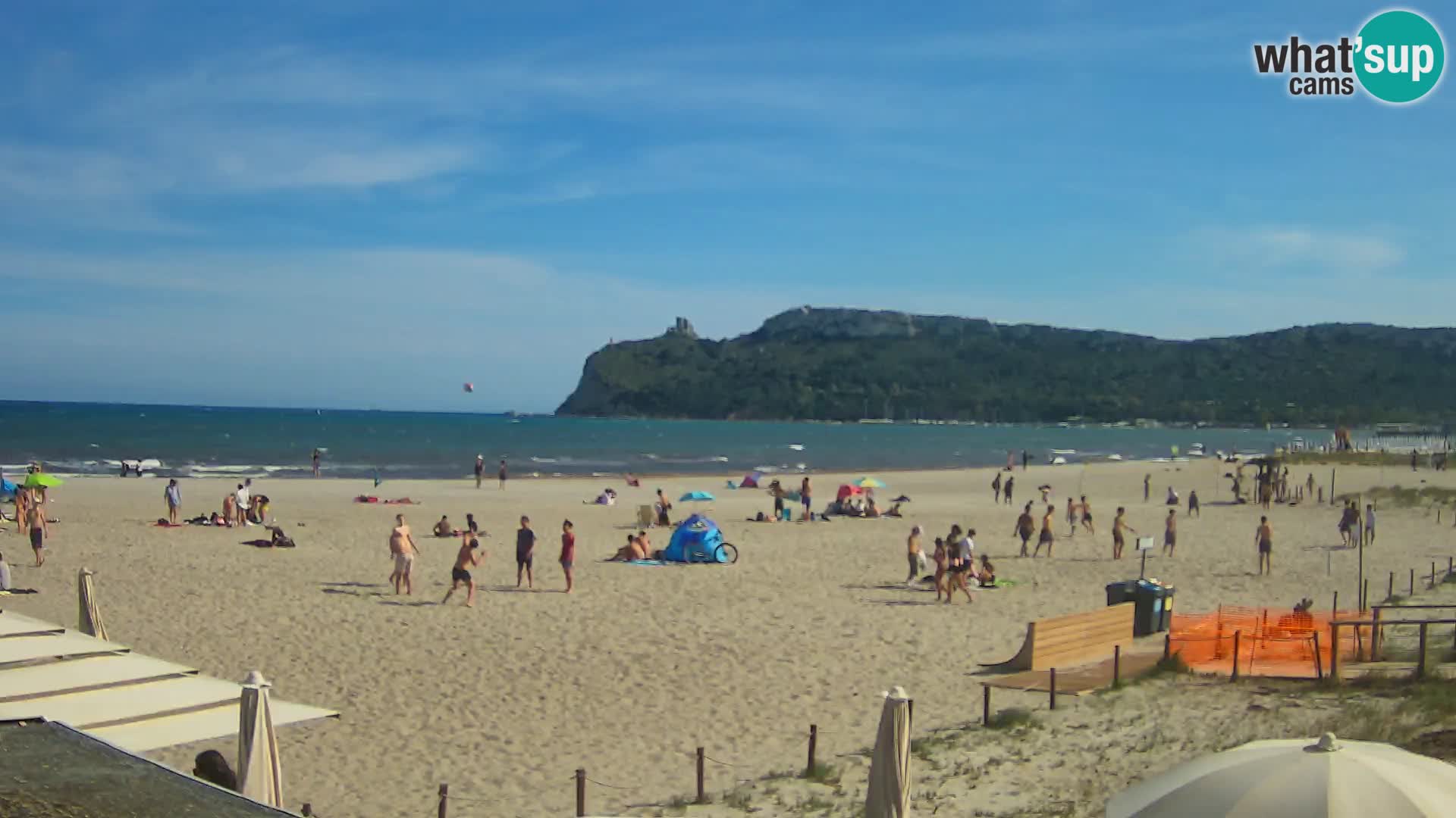 Poetto beach webcam | Cagliari | Sardinija