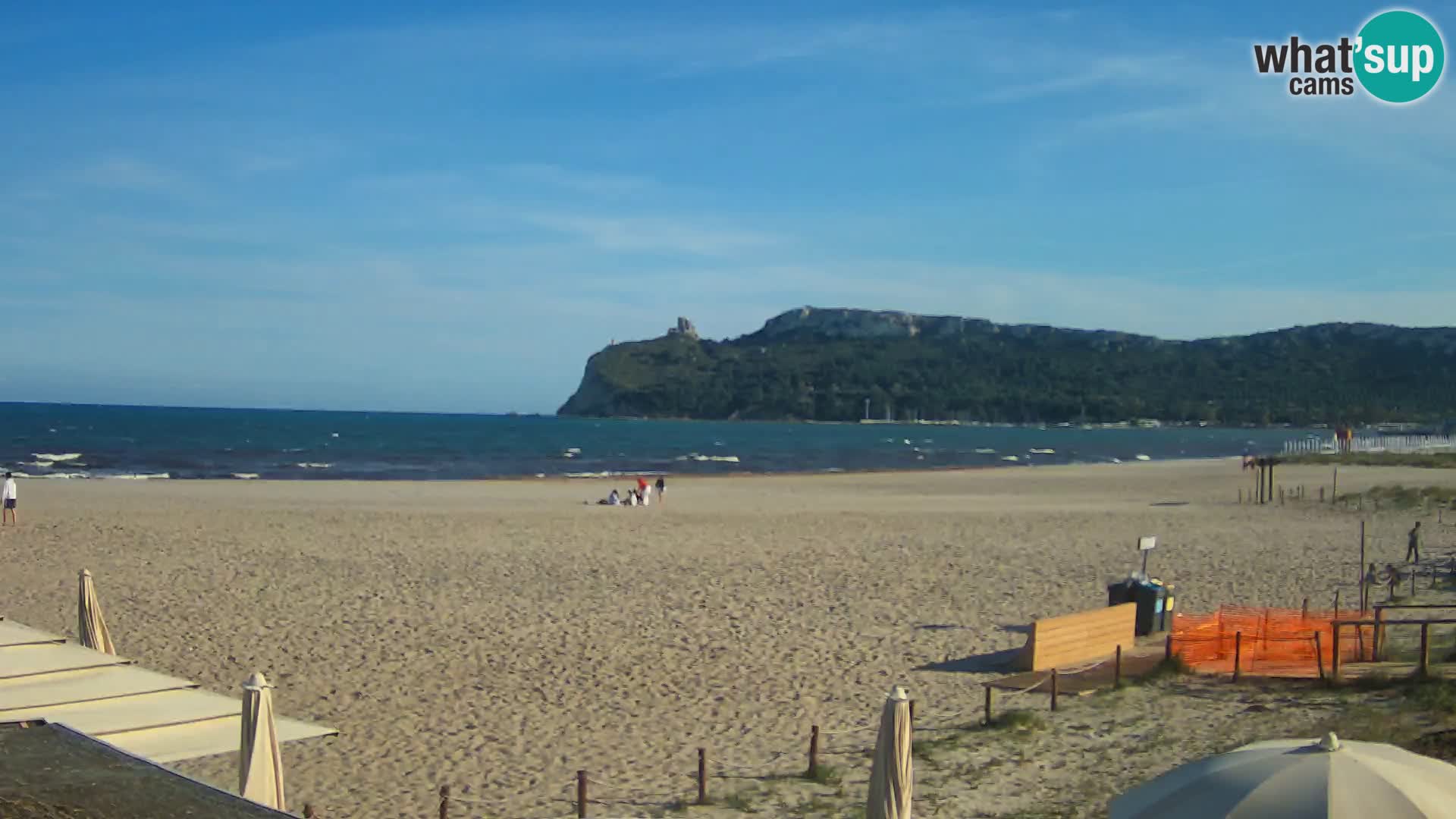 Poetto beach webcam | Cagliari | Sardinija