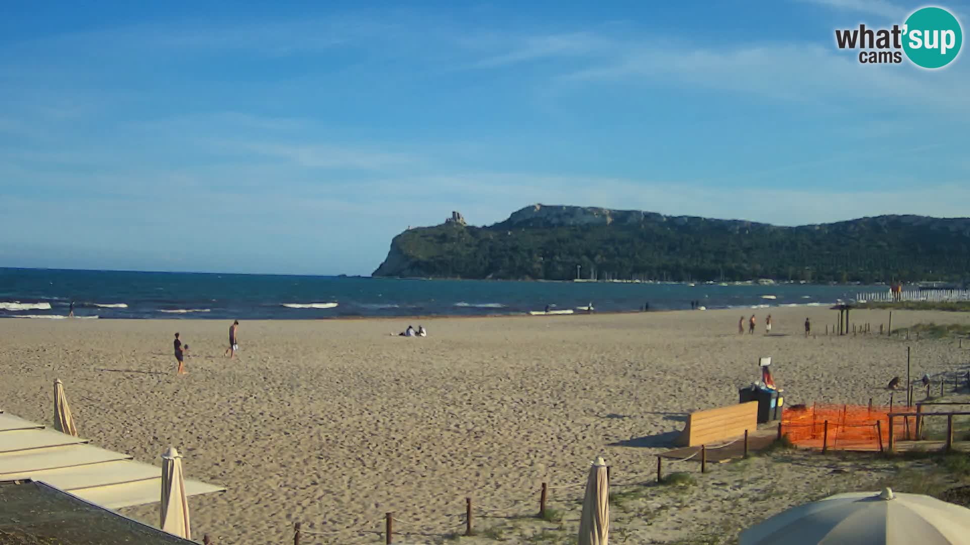Webcam plage de Poetto | Cagliari | Sardaigne