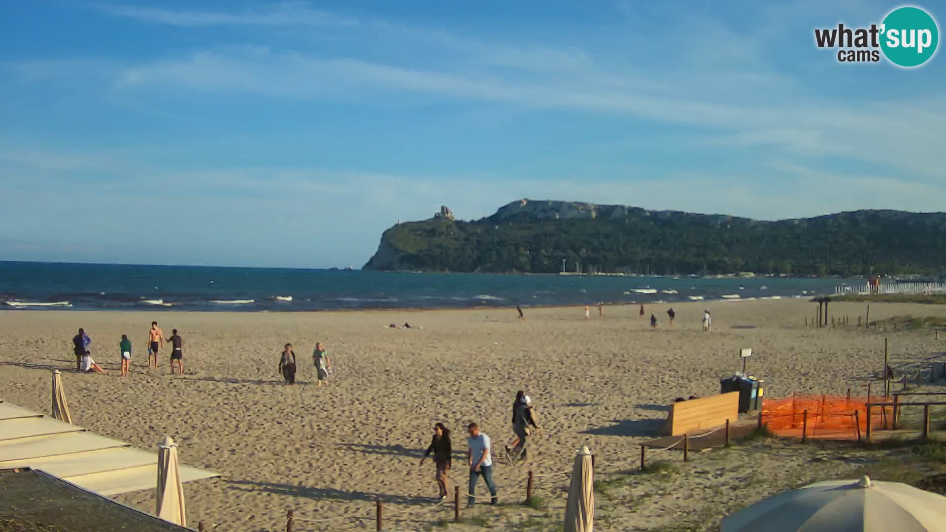 Poetto beach webcam | Cagliari | Sardinia