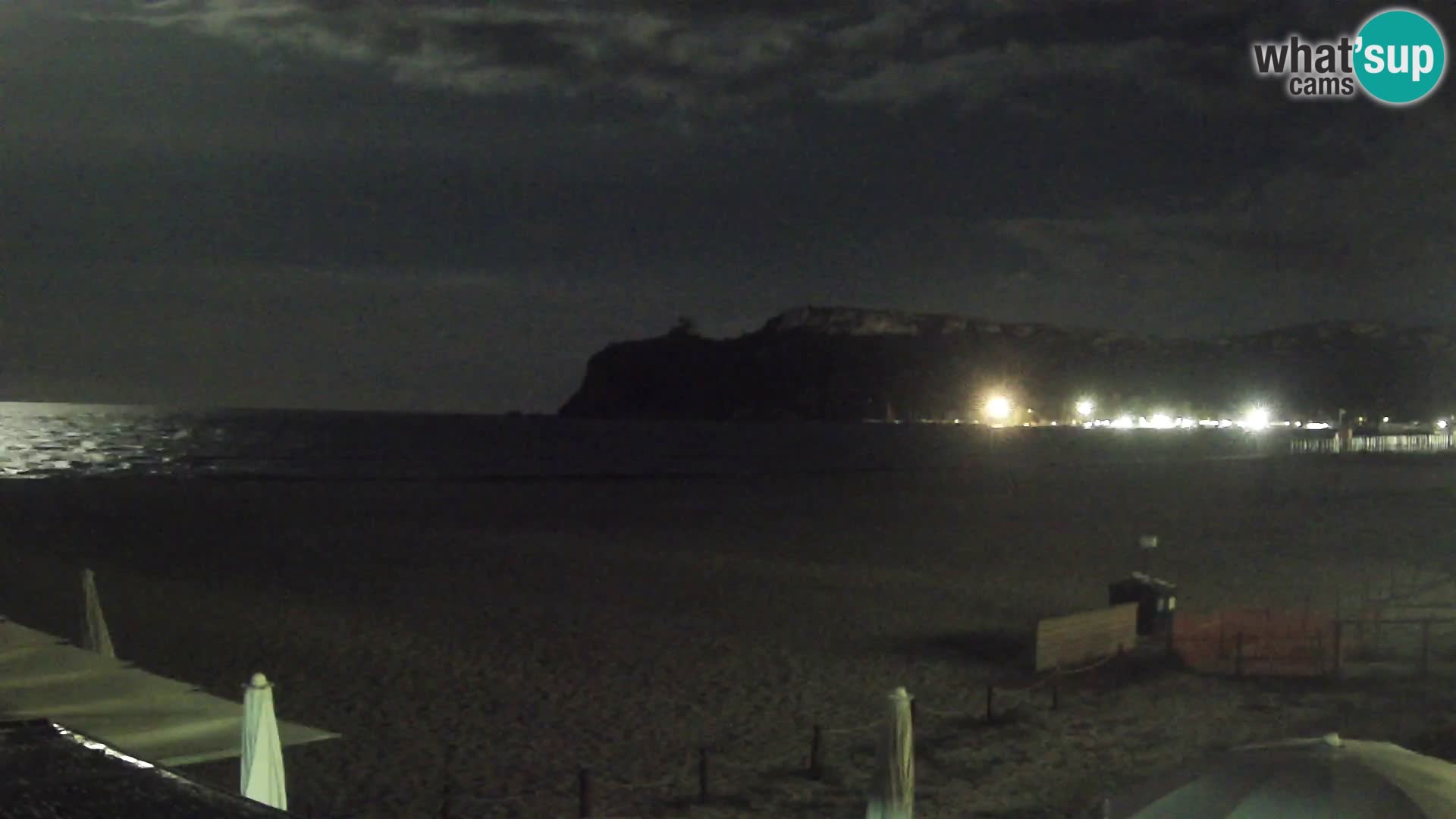 Poetto beach webcam | Cagliari | Sardinija