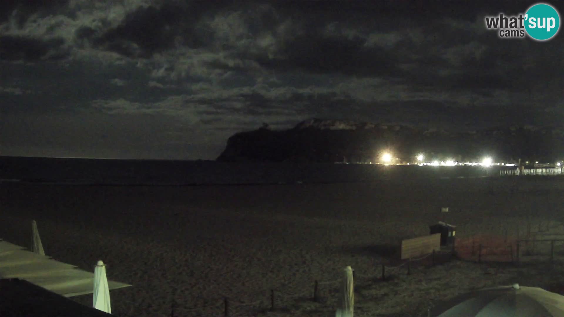Poetto beach webcam | Cagliari | Sardinija