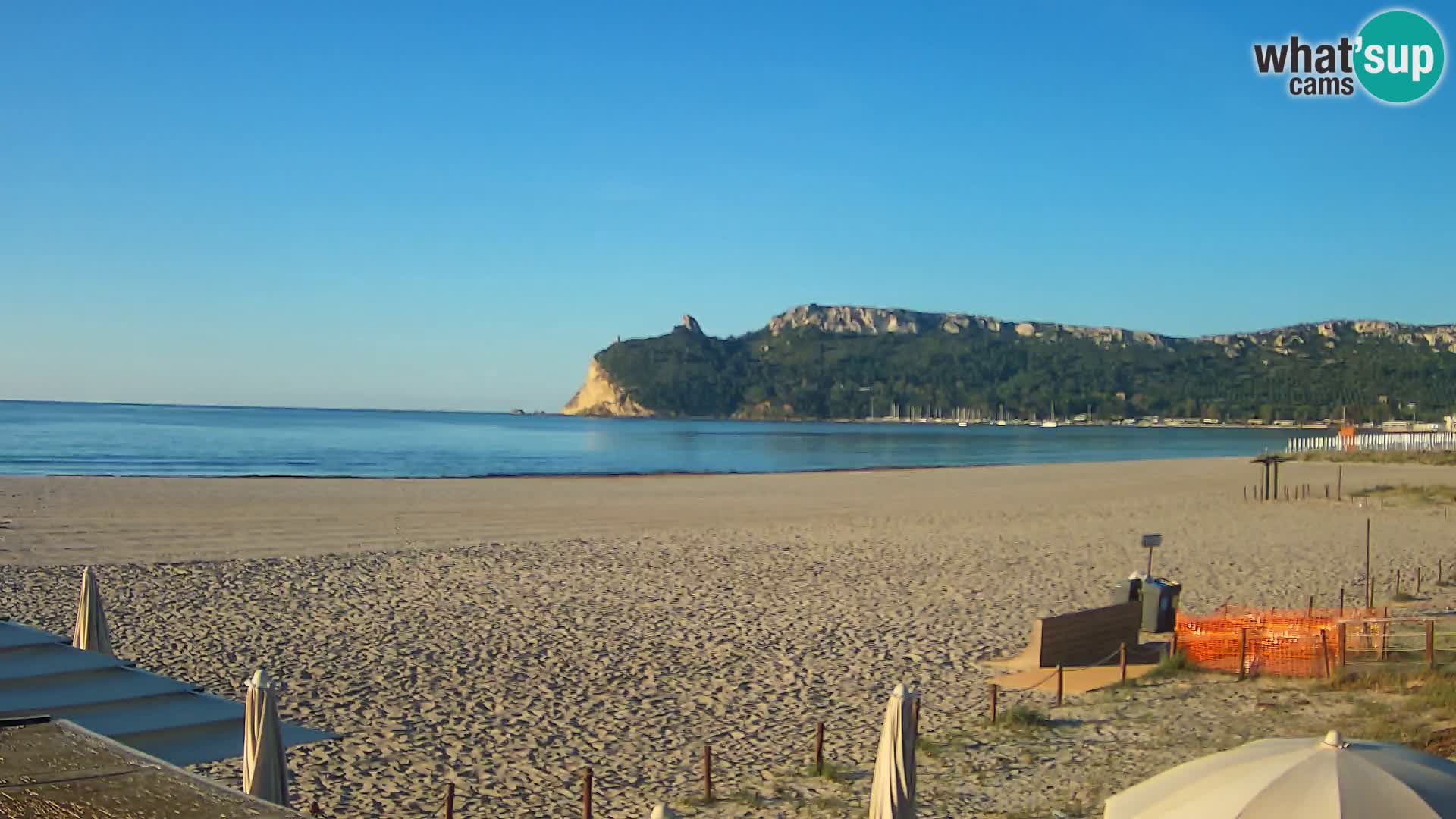 Poetto beach webcam | Cagliari | Sardinia