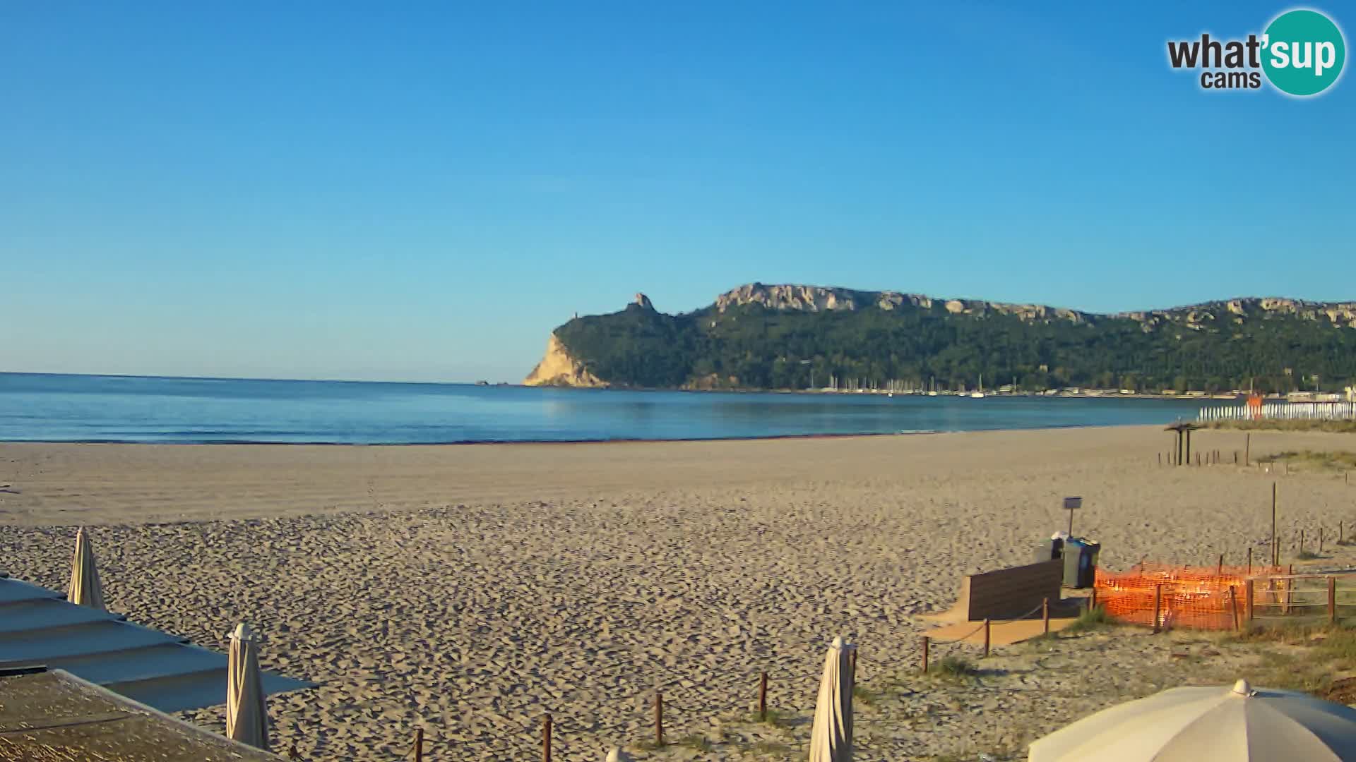 Webcam spiaggia del Poetto | Cagliari | Sardegna