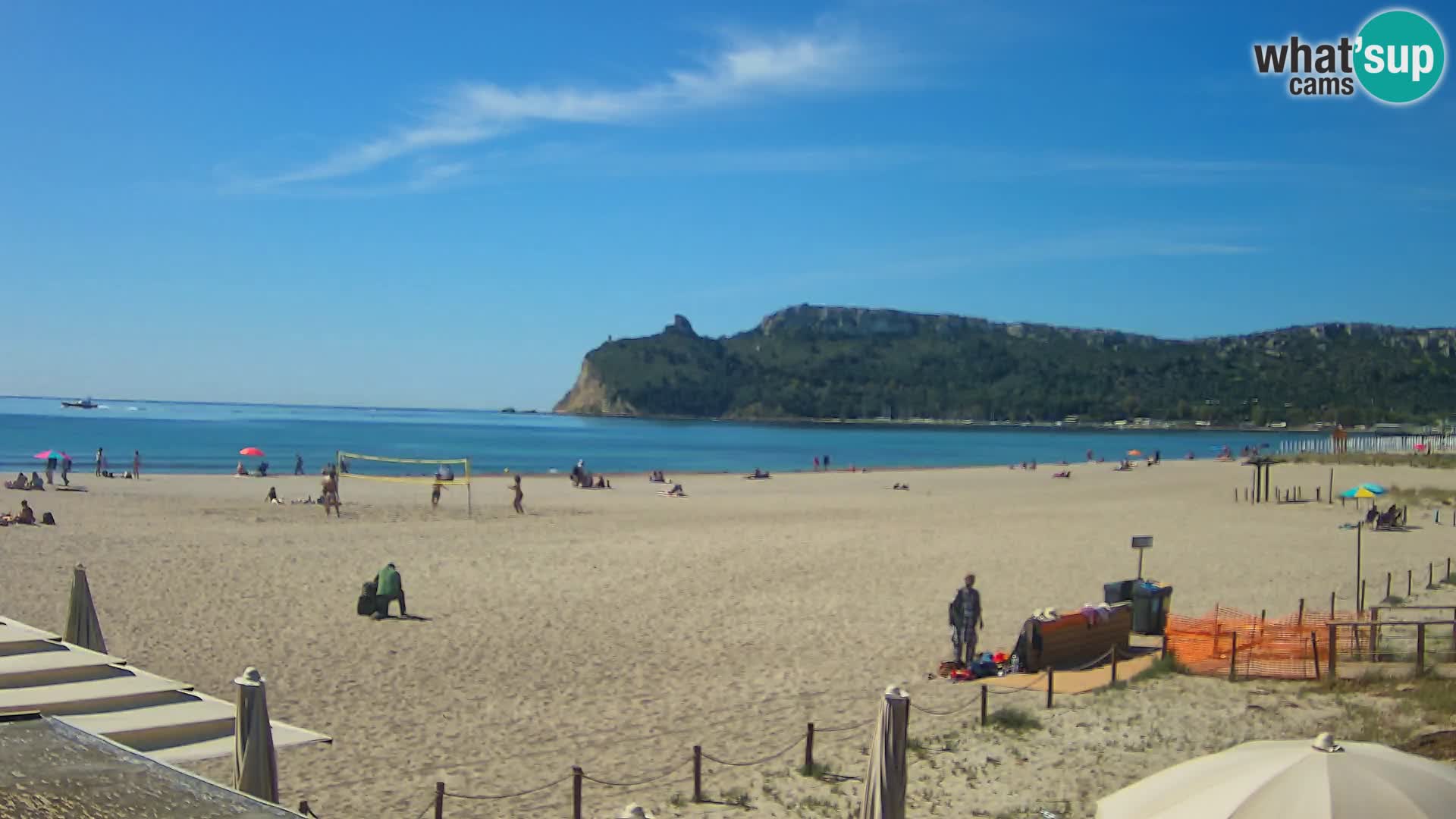 Poetto beach webcam | Cagliari | Sardinia
