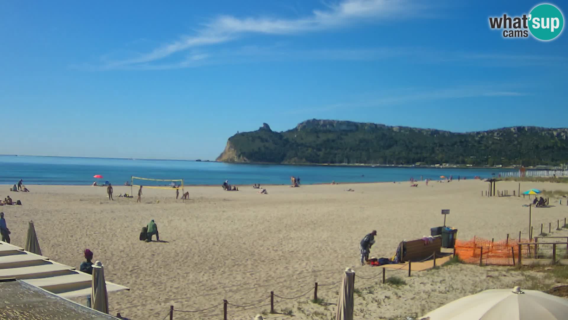 Poetto beach webcam | Cagliari | Sardinia