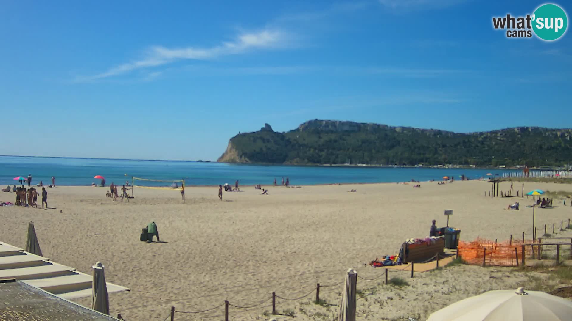Poetto beach webcam | Cagliari | Sardinija