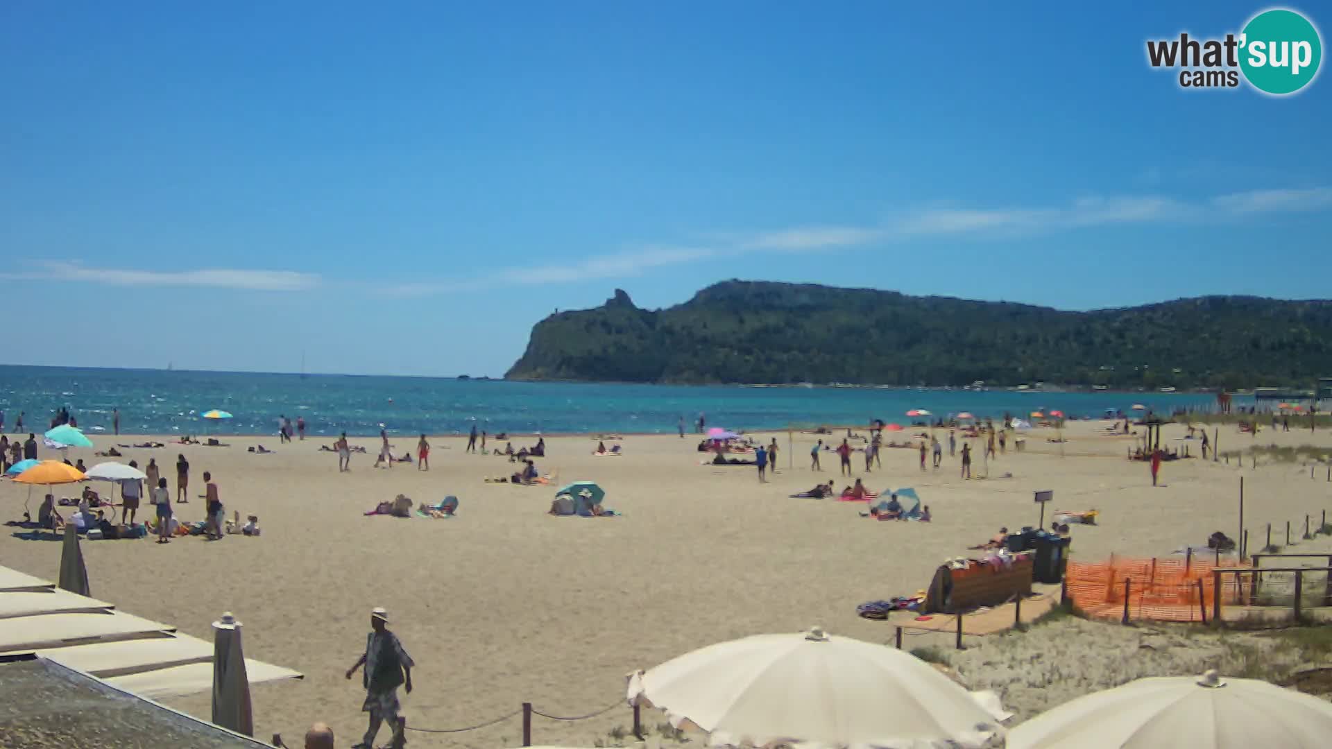Poetto Strand Webcam | Cagliari | Sardinien