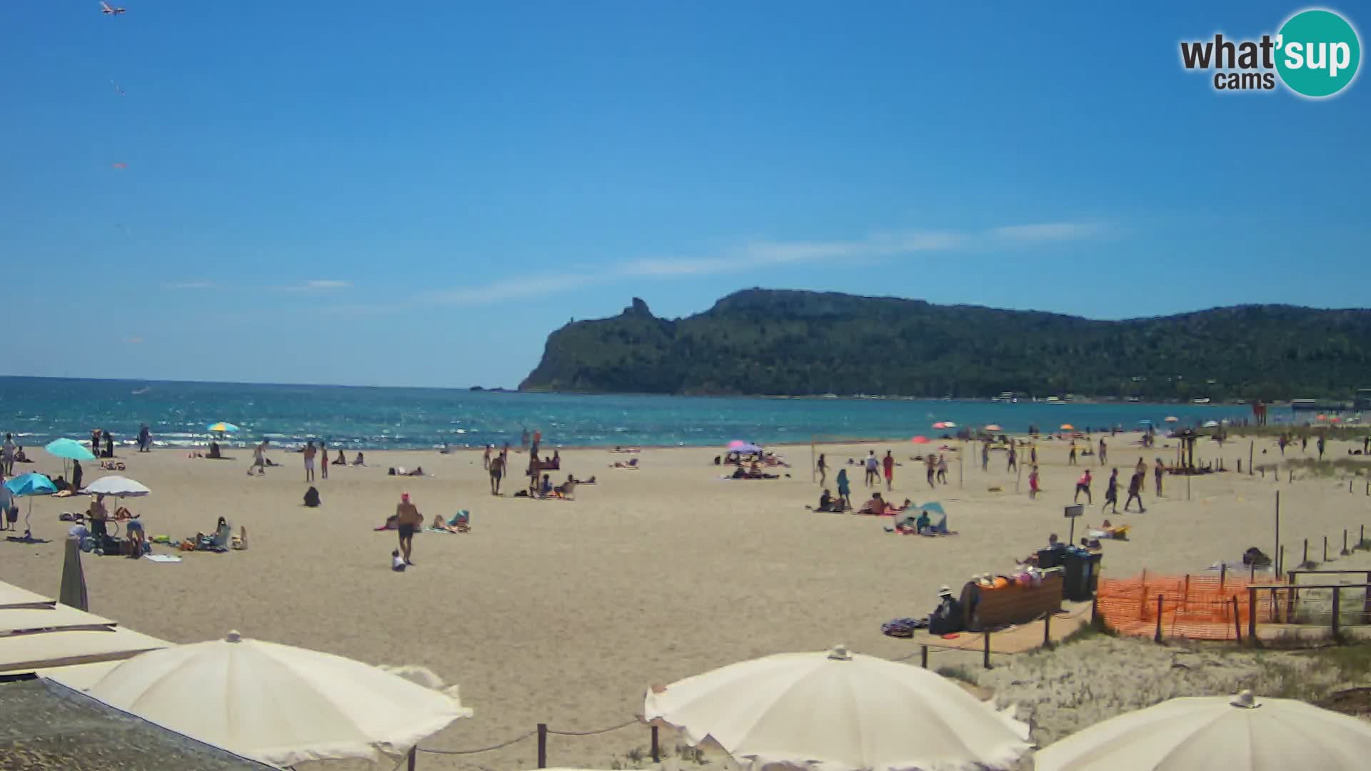 Poetto beach webcam | Cagliari | Sardinija