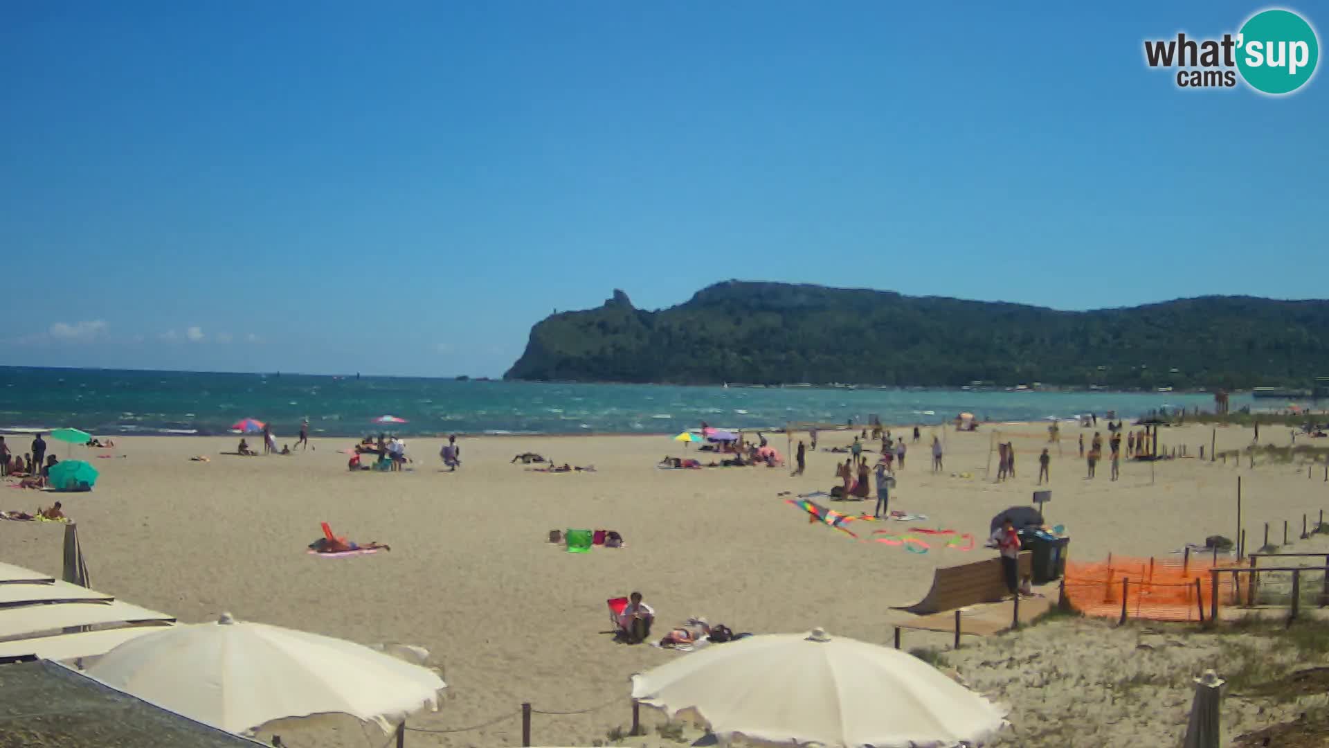 Poetto beach webcam | Cagliari | Sardinija