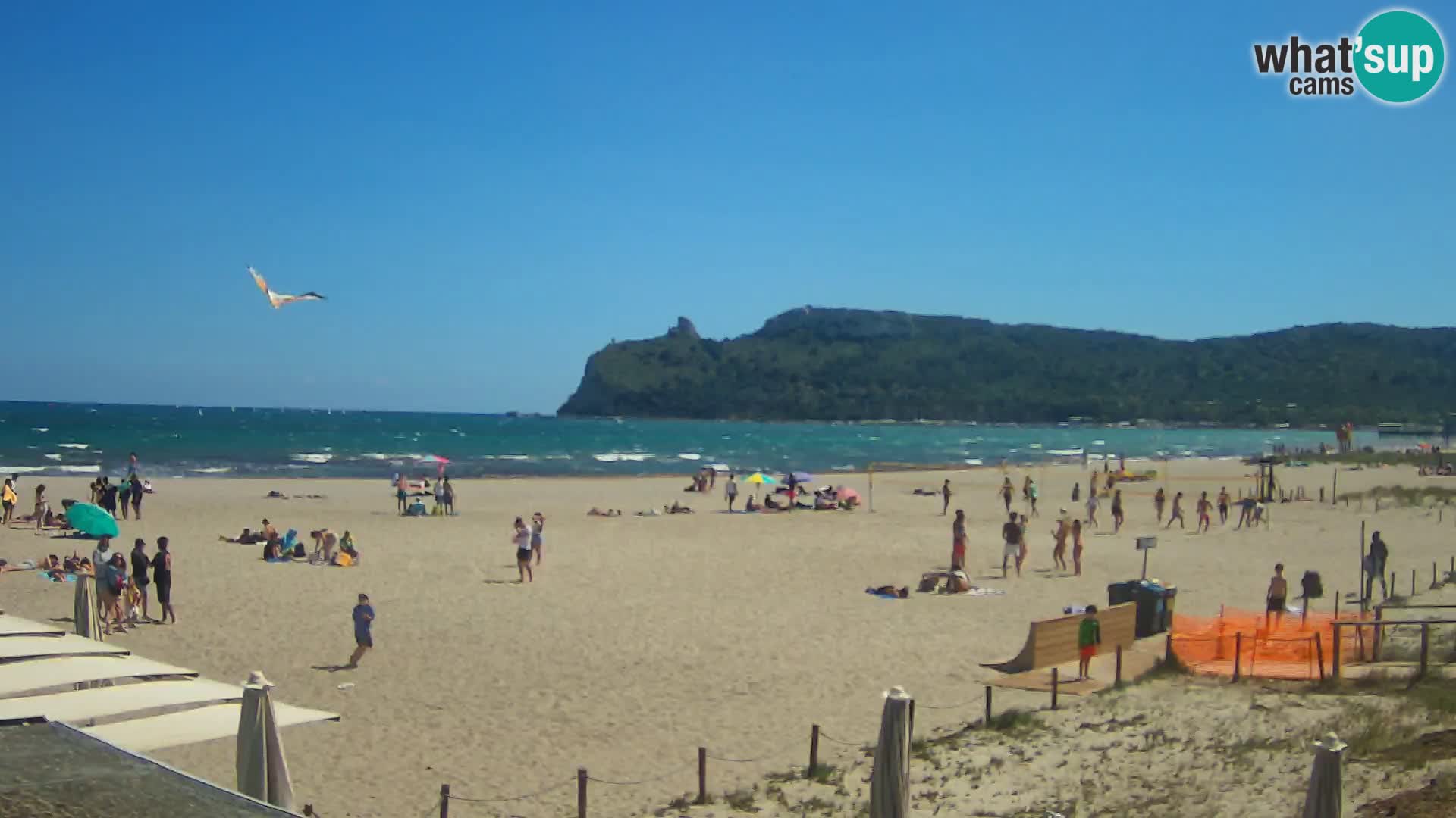 Poetto beach webcam | Cagliari | Sardinia