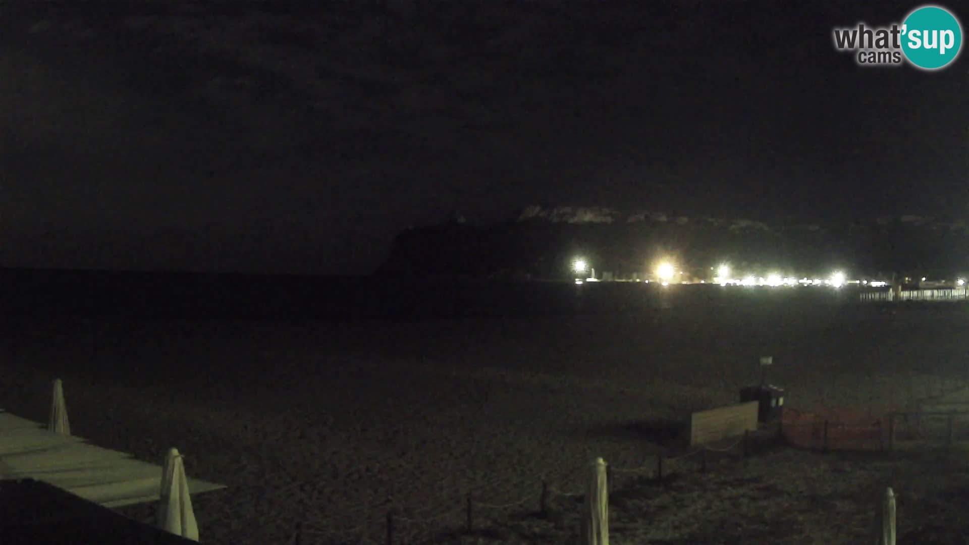 Poetto beach webcam | Cagliari | Sardinija
