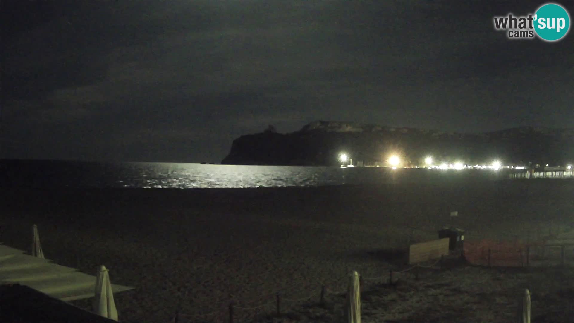 Poetto beach webcam | Cagliari | Sardinija