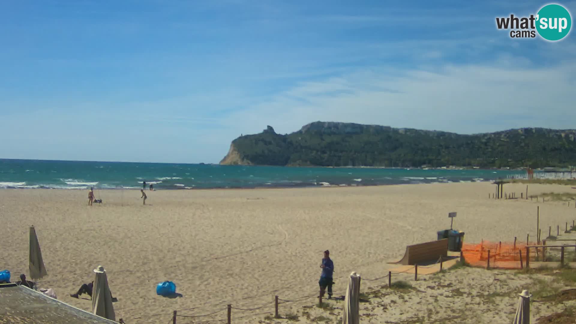 Poetto beach webcam | Cagliari | Sardinija