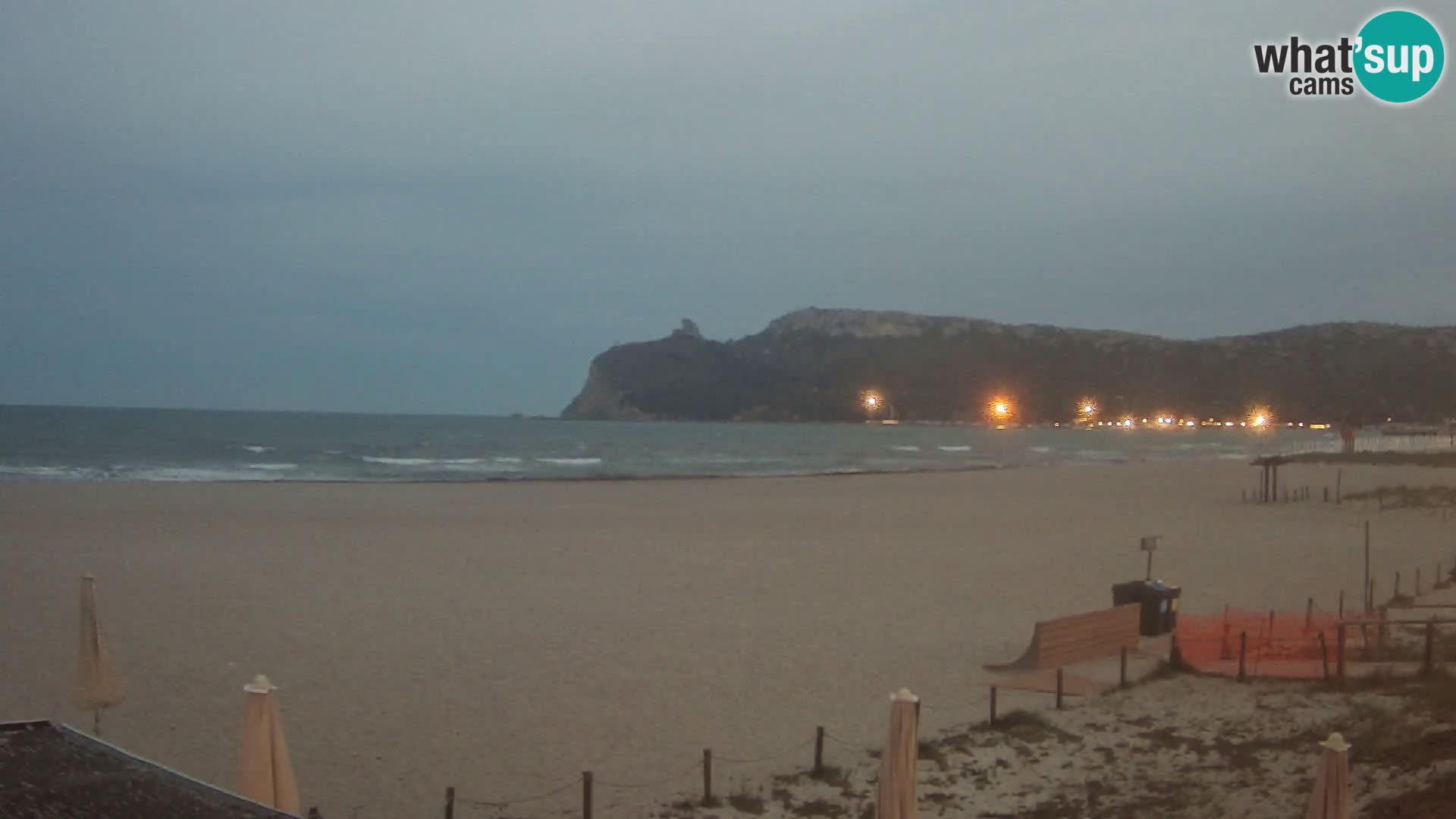 Poetto beach webcam | Cagliari | Sardinija