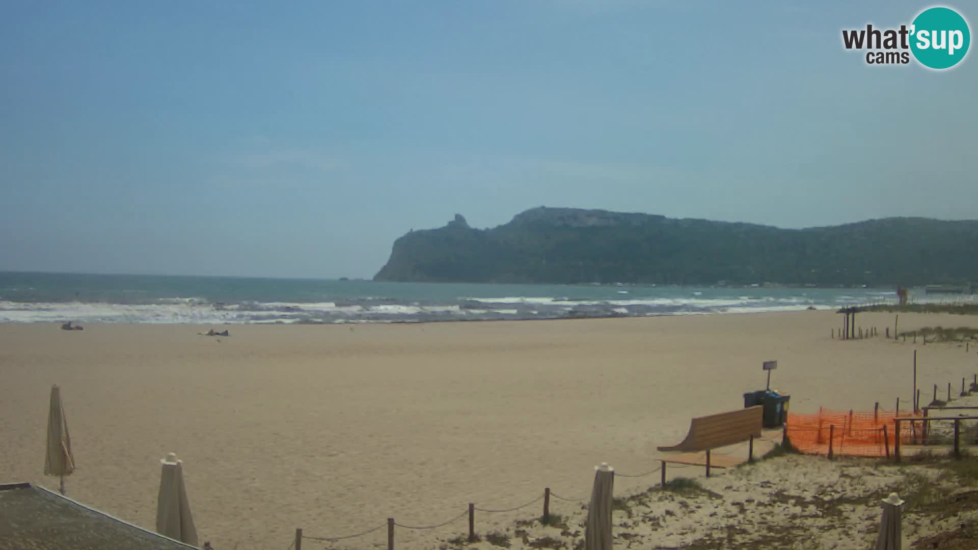 Poetto beach webcam | Cagliari | Sardinija