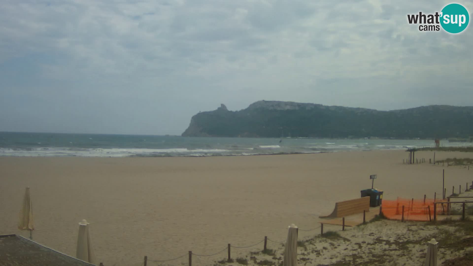 Poetto beach webcam | Cagliari | Sardinija