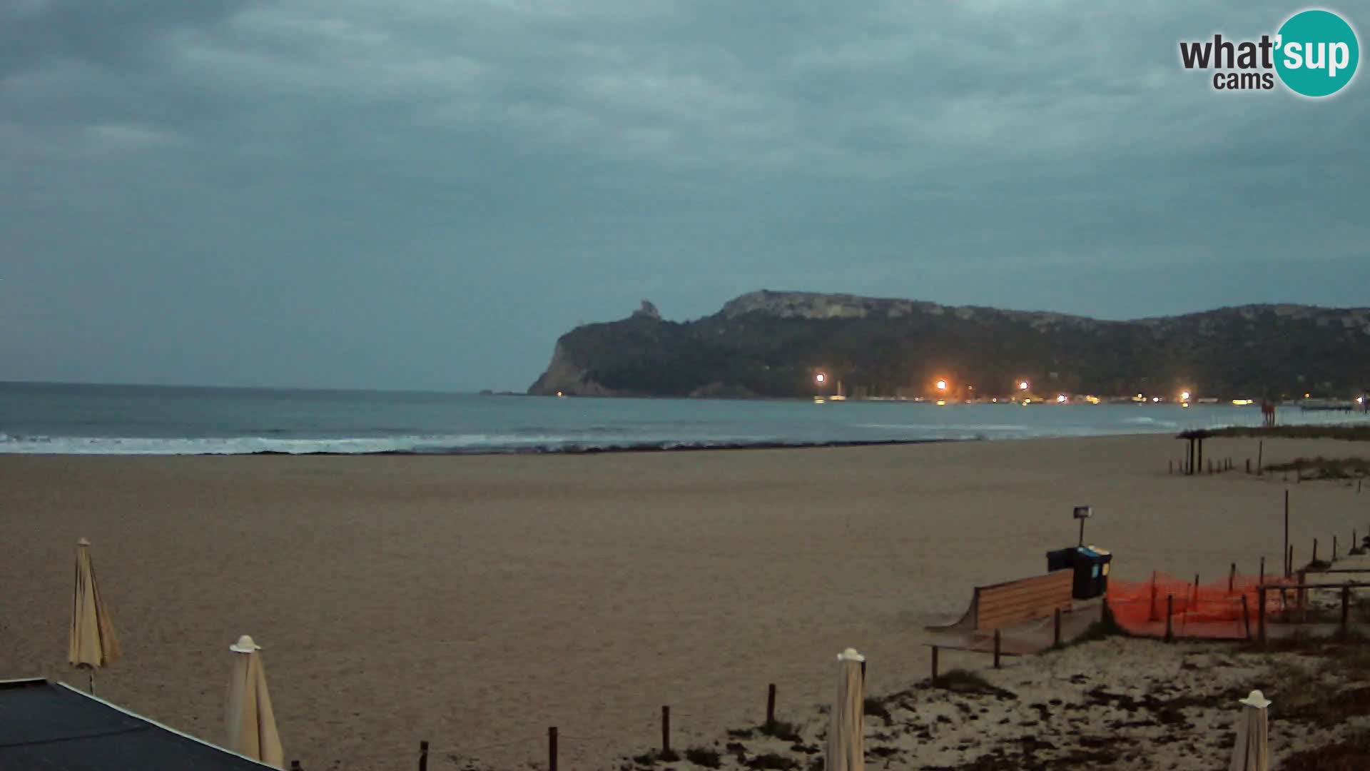 Poetto beach webcam | Cagliari | Sardinija