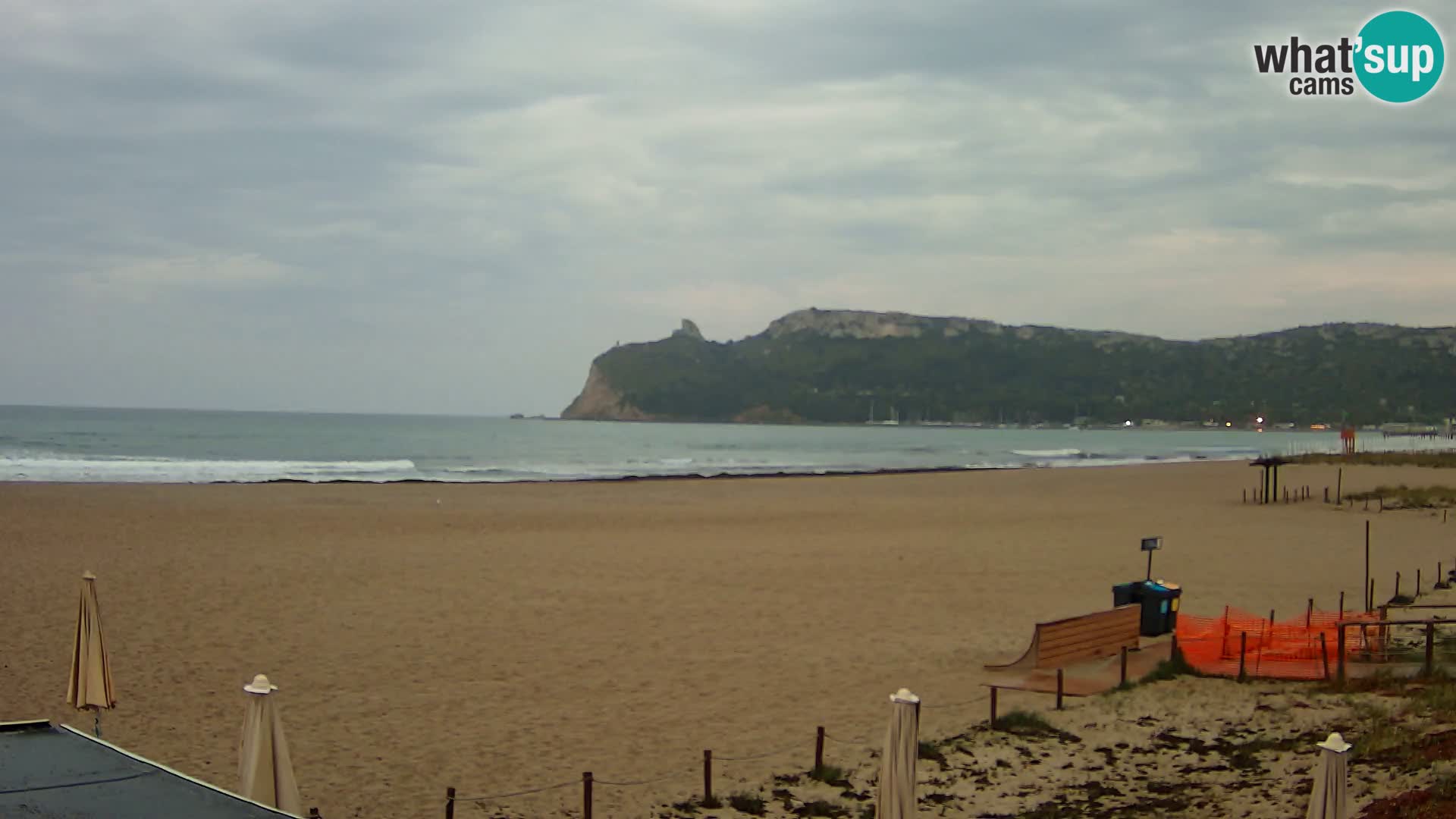 Poetto beach webcam | Cagliari | Sardinija
