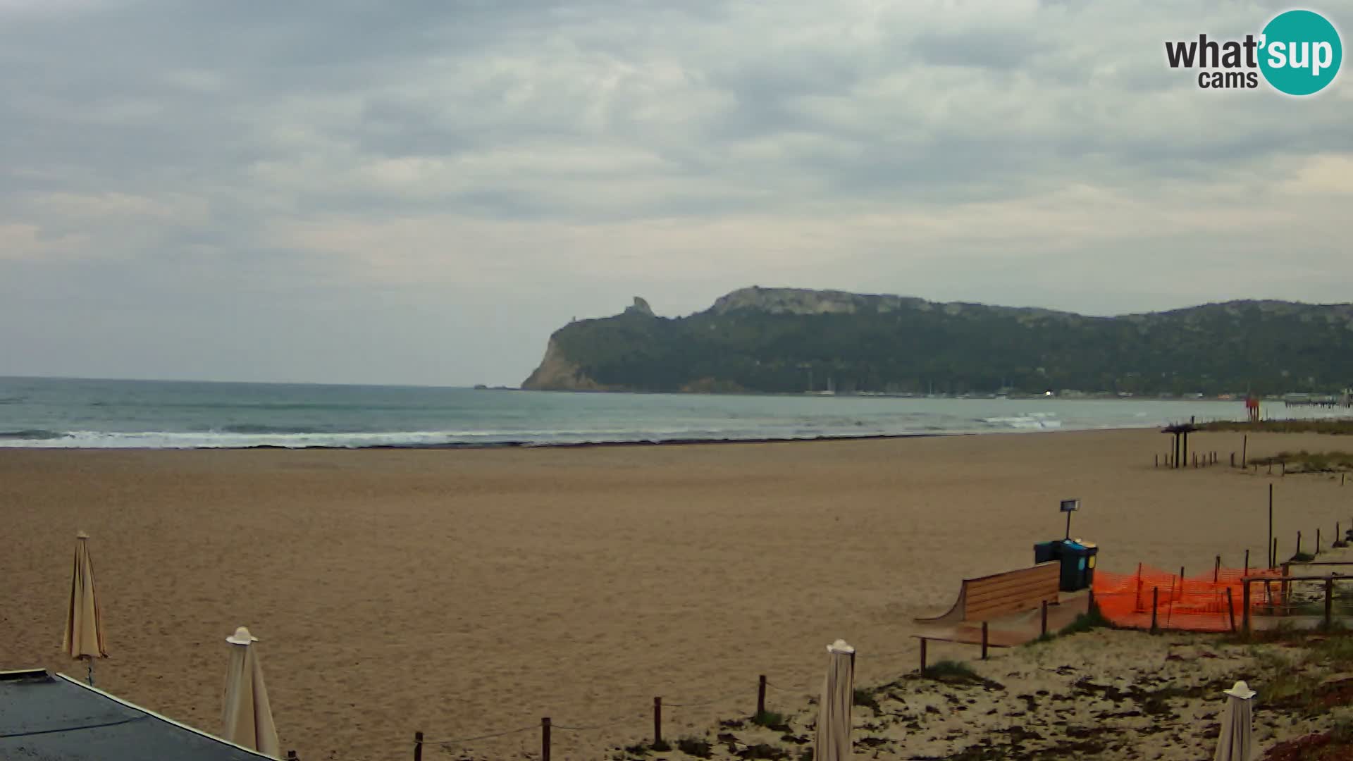 Poetto beach webcam | Cagliari | Sardinija