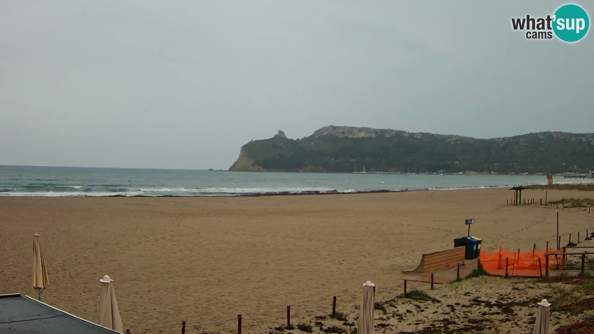 Poetto beach webcam | Cagliari | Sardinija