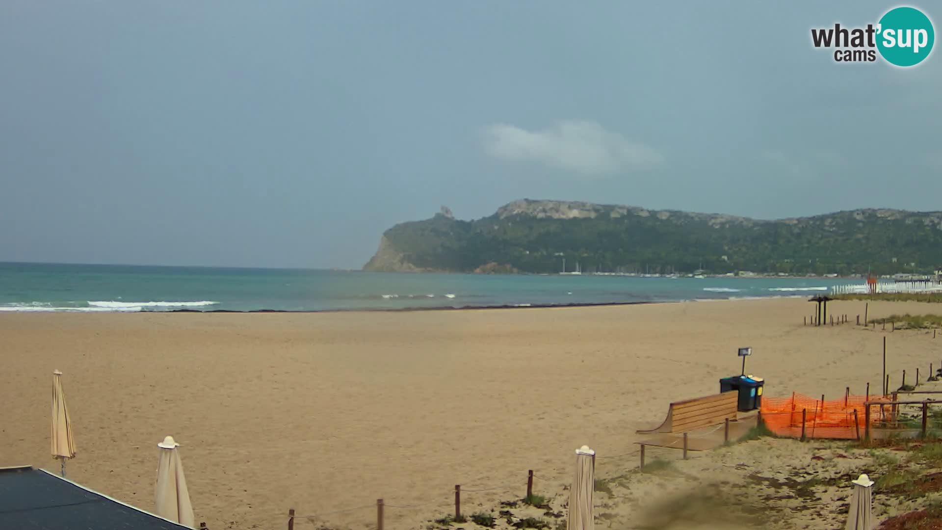 Poetto beach webcam | Cagliari | Sardinija