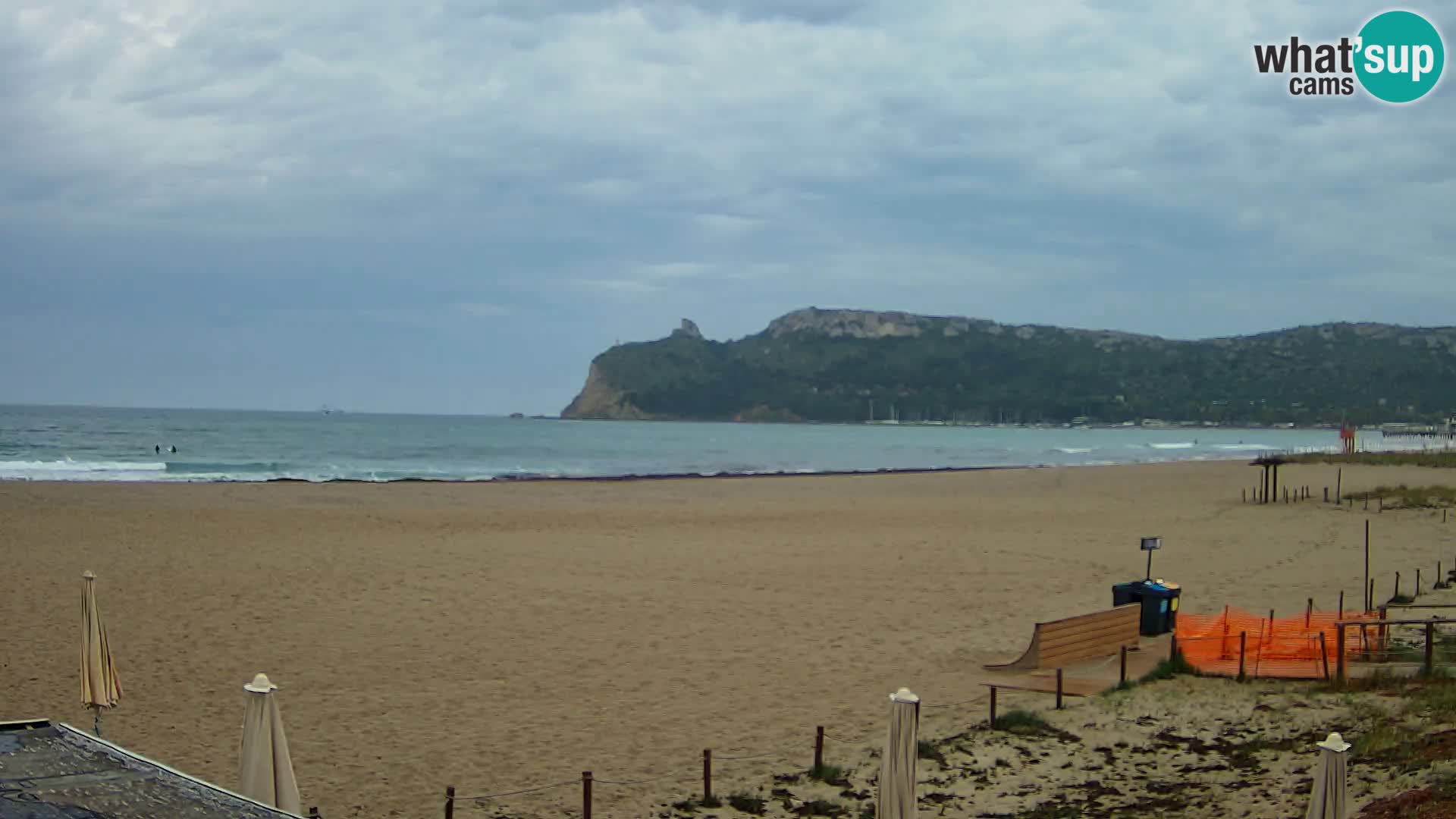 Poetto beach webcam | Cagliari | Sardinija