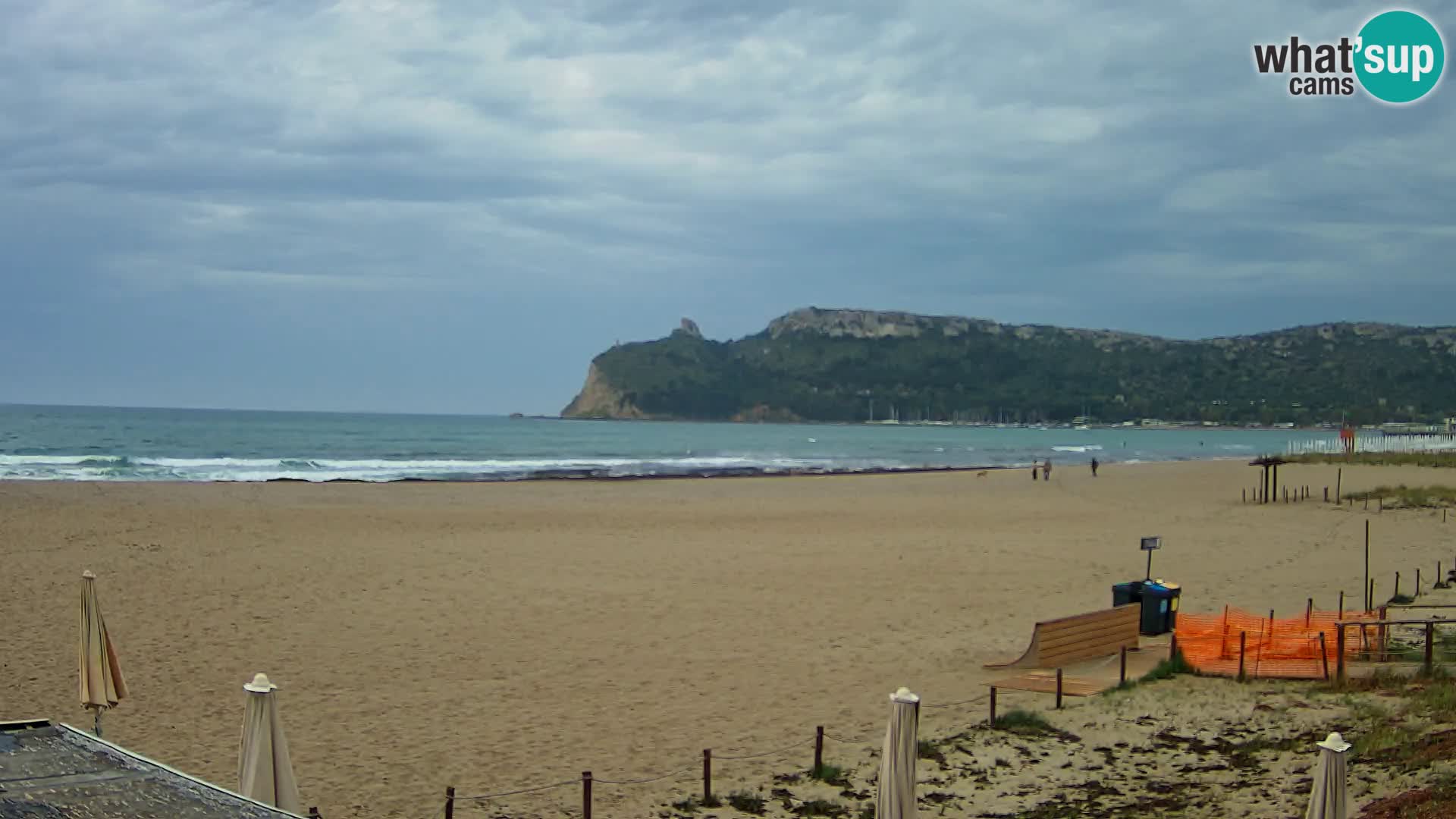 Poetto beach webcam | Cagliari | Sardinija