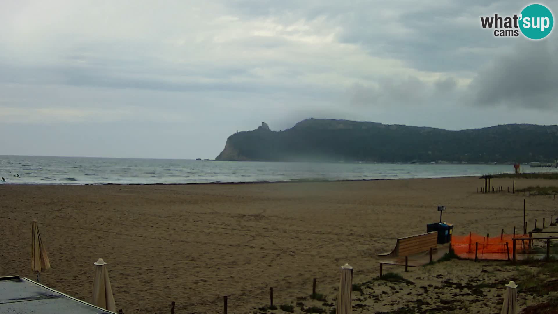 Poetto beach webcam | Cagliari | Sardinija