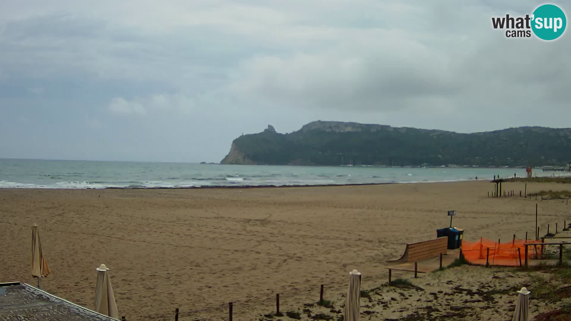Poetto beach webcam | Cagliari | Sardinia