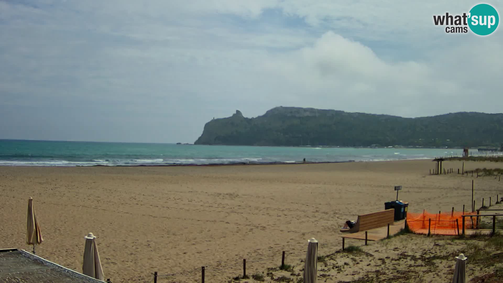 Poetto beach webcam | Cagliari | Sardinia