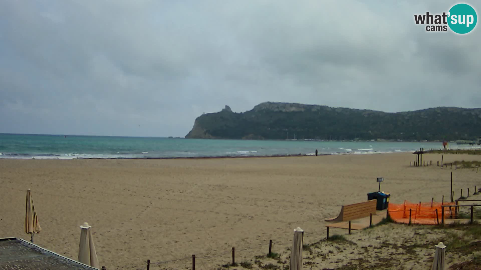 Poetto beach webcam | Cagliari | Sardinija