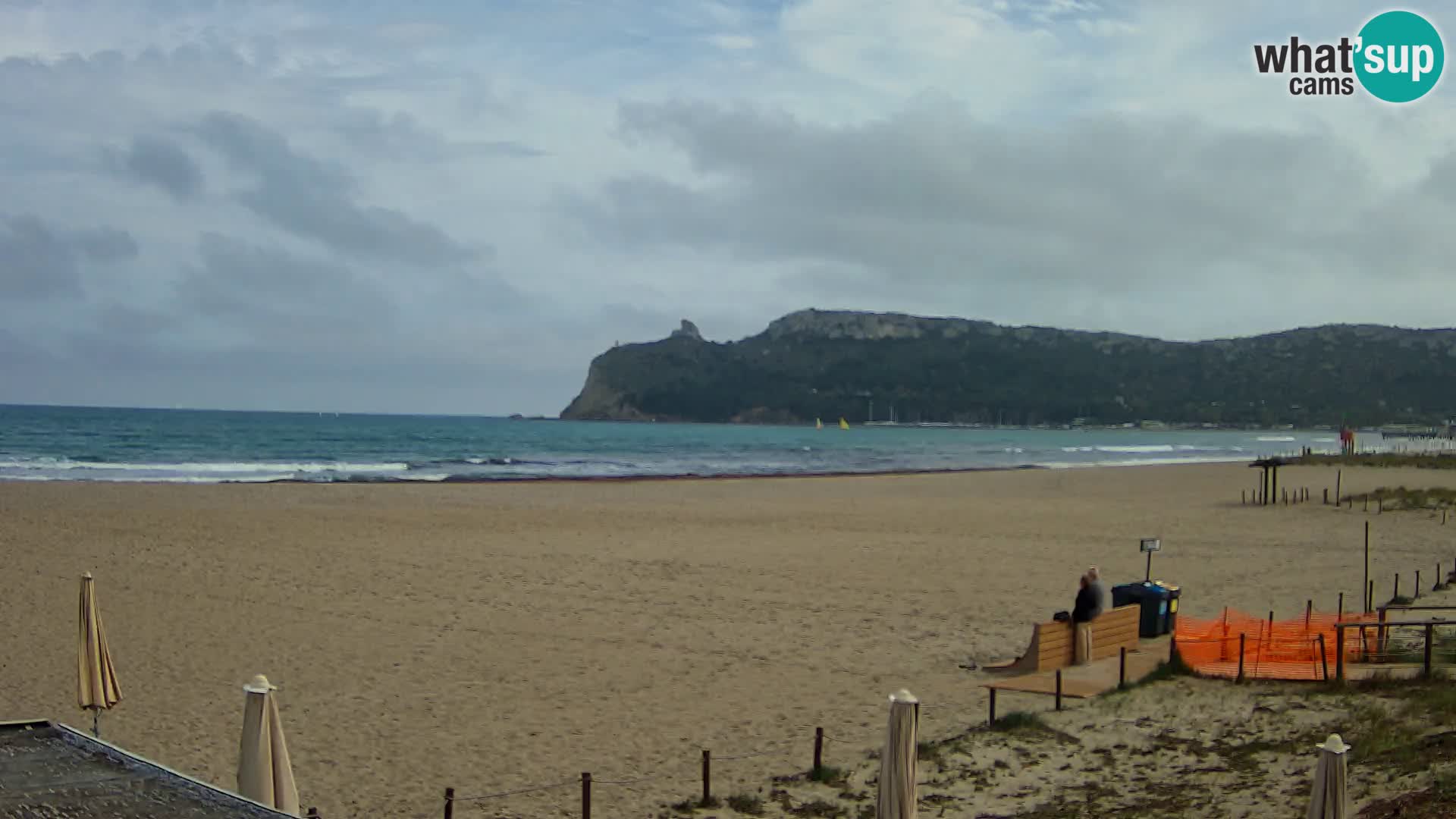 Poetto beach webcam | Cagliari | Sardinia